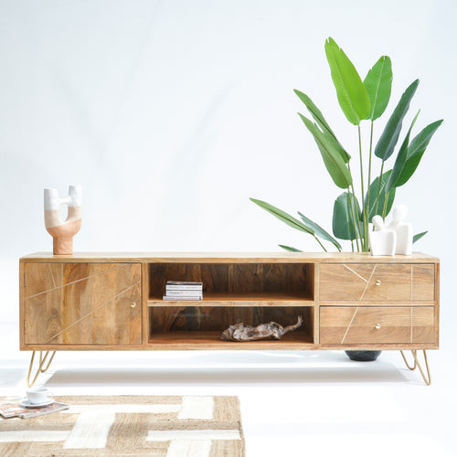 MANGOLUXE GOLDLINE TV STAND