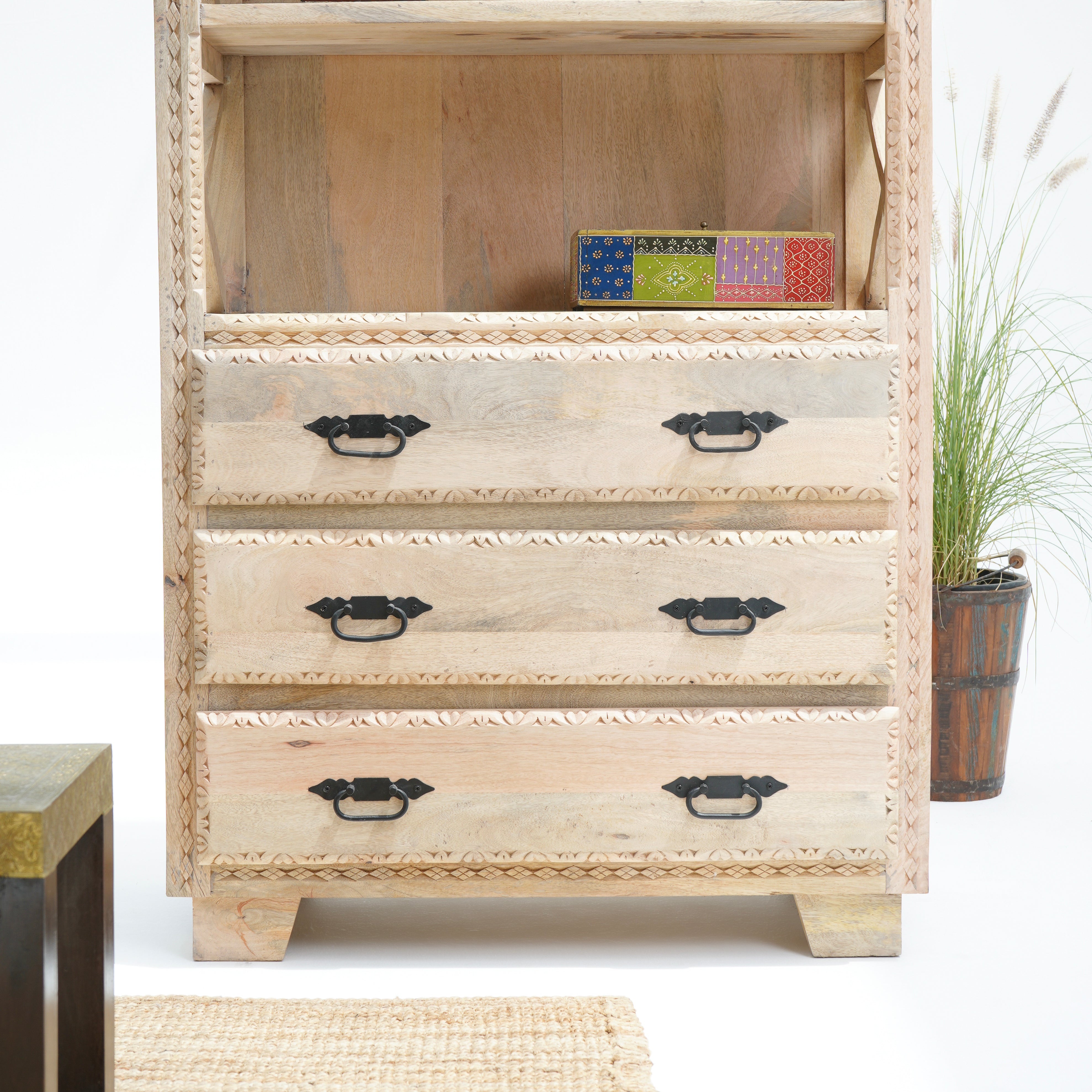 STOCKHOLM THREE-DRAWER BOOKSHELF