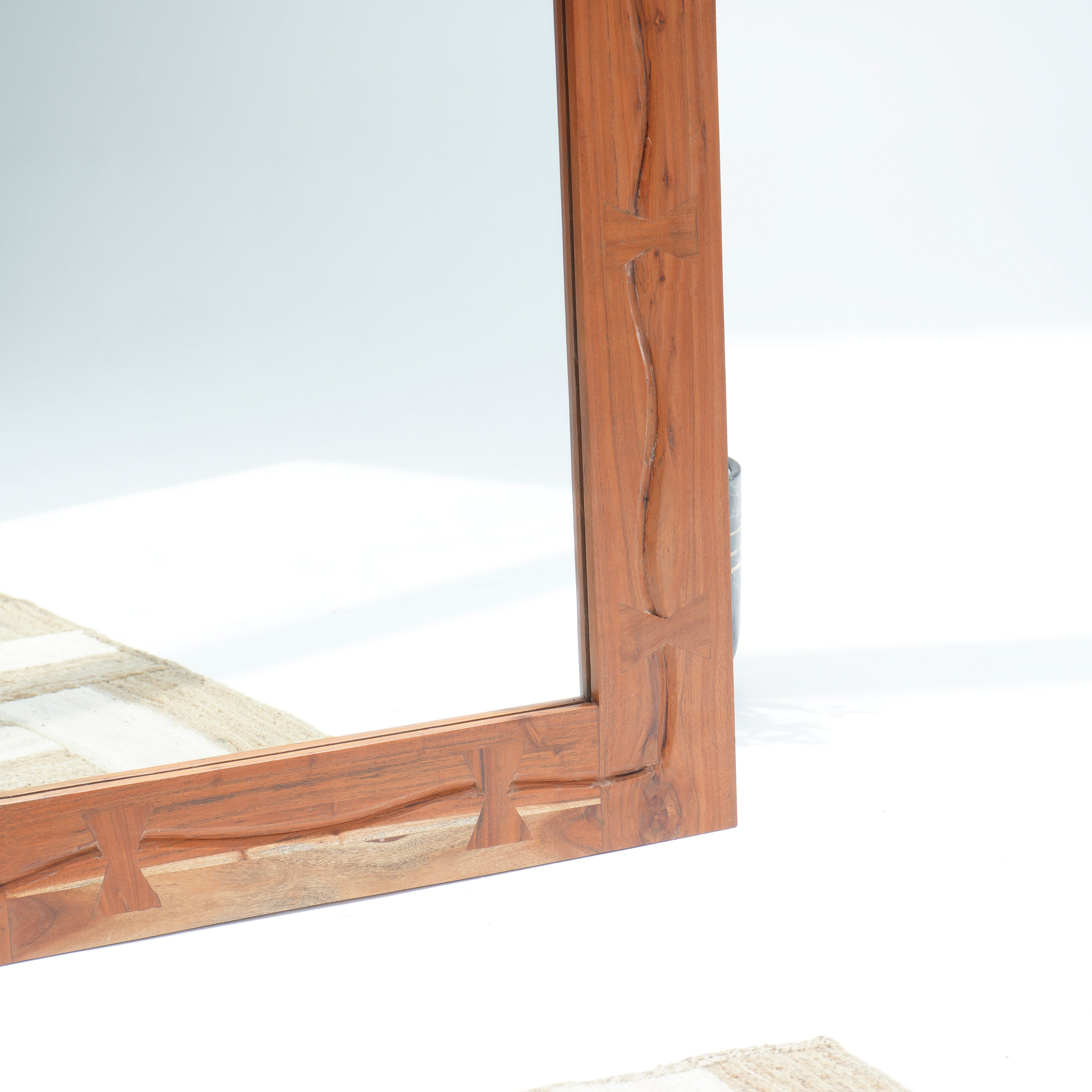 Marvel Acacia Wood Mirror Frame