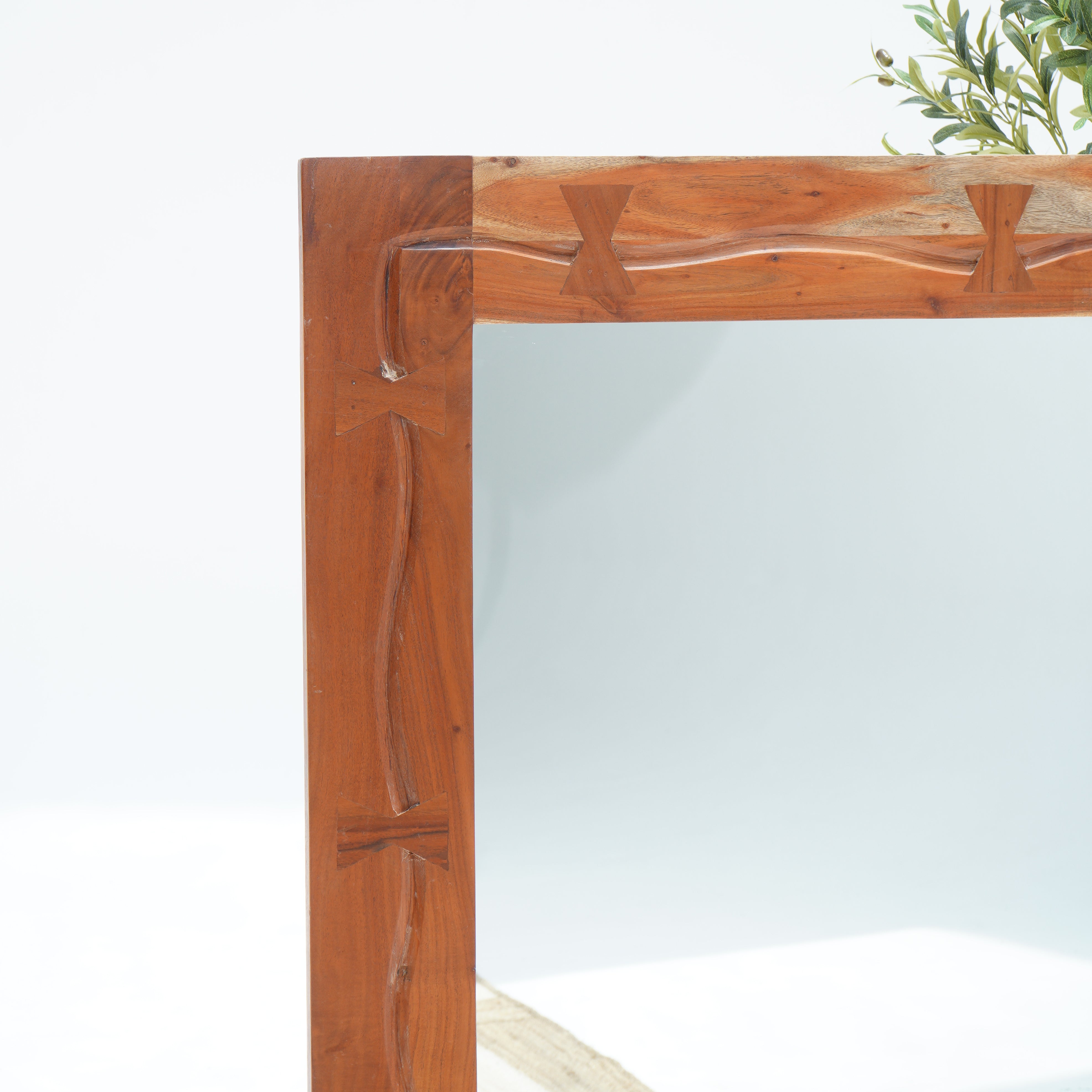 Marvel Acacia Wood Mirror Frame