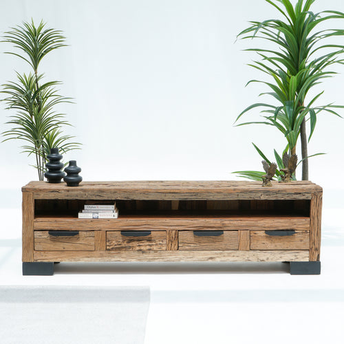 RAILWAY WOOD TV STAND