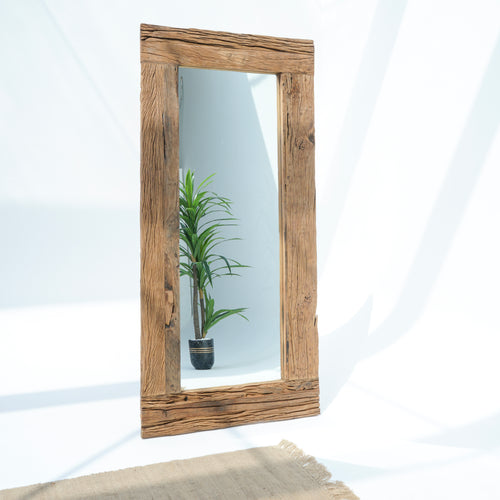RAILWAY SLEEPER MIRROR FRAME
