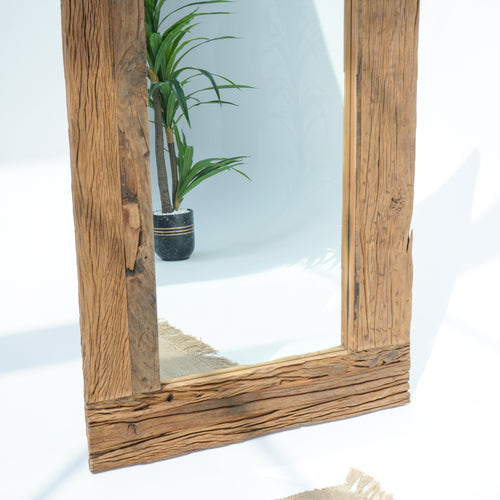 RAILWAY SLEEPER MIRROR FRAME