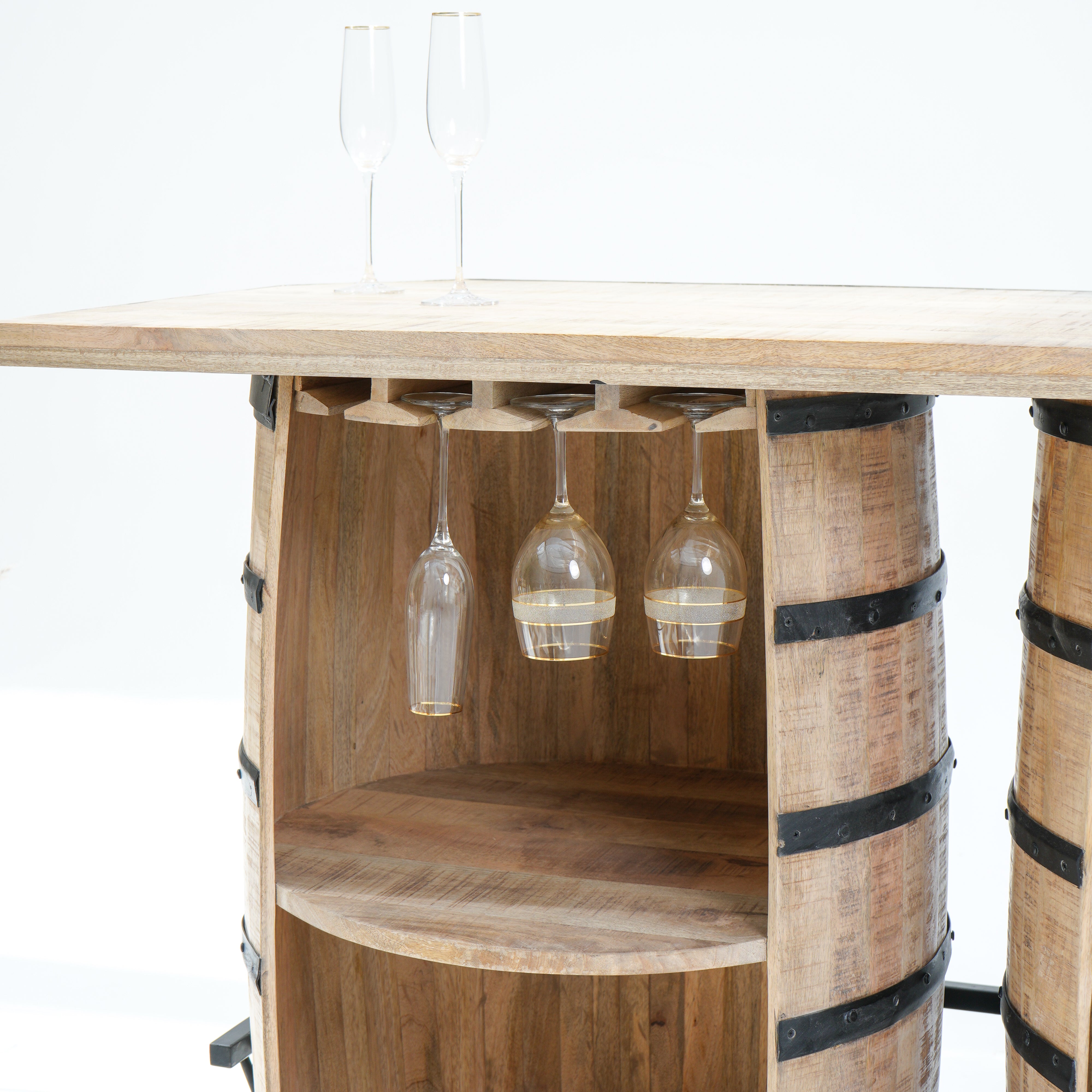 The Classic Cask Double Barrel Bar Counter