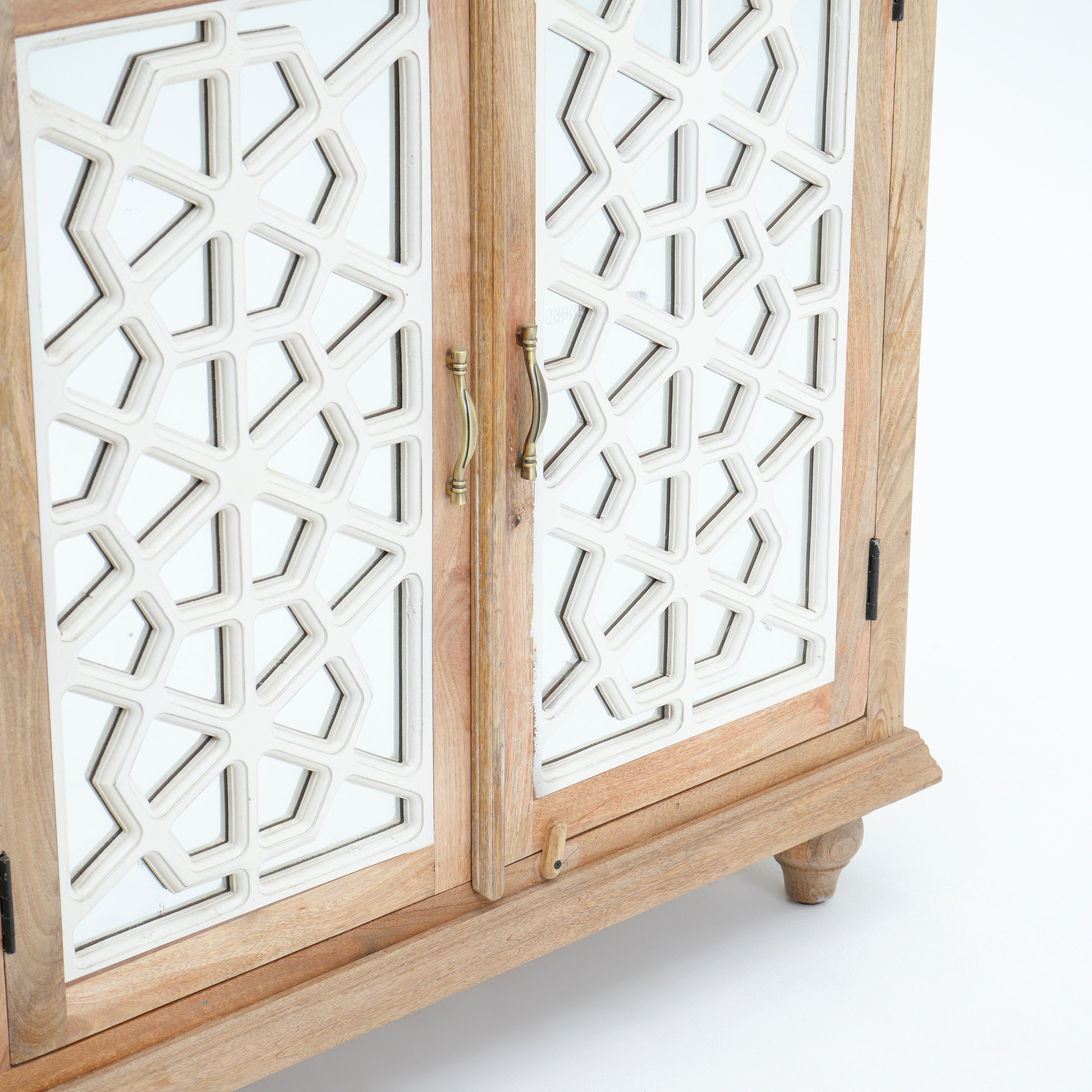 Expo four glass door sideboard