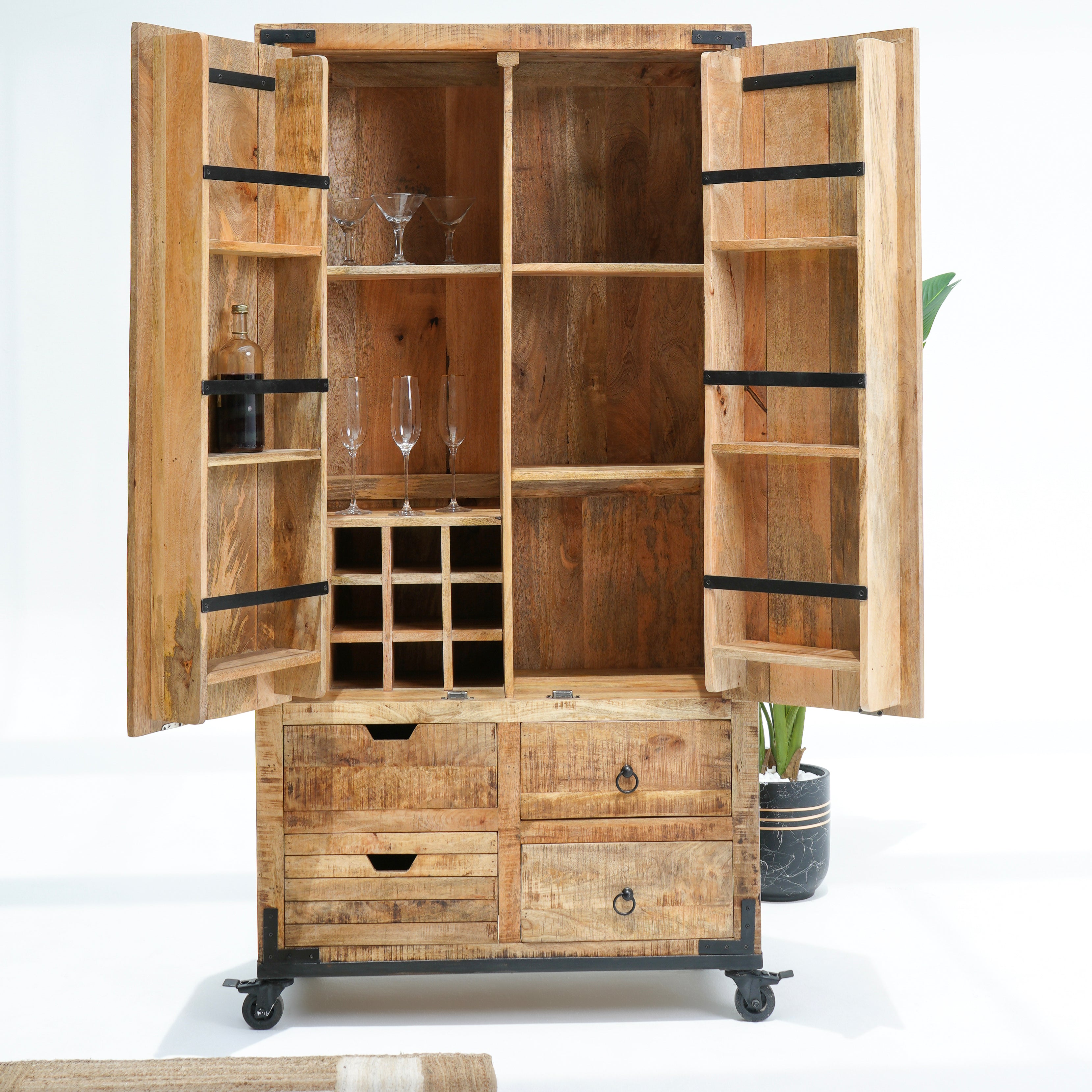 The Vintage Vault Bar Cabinet