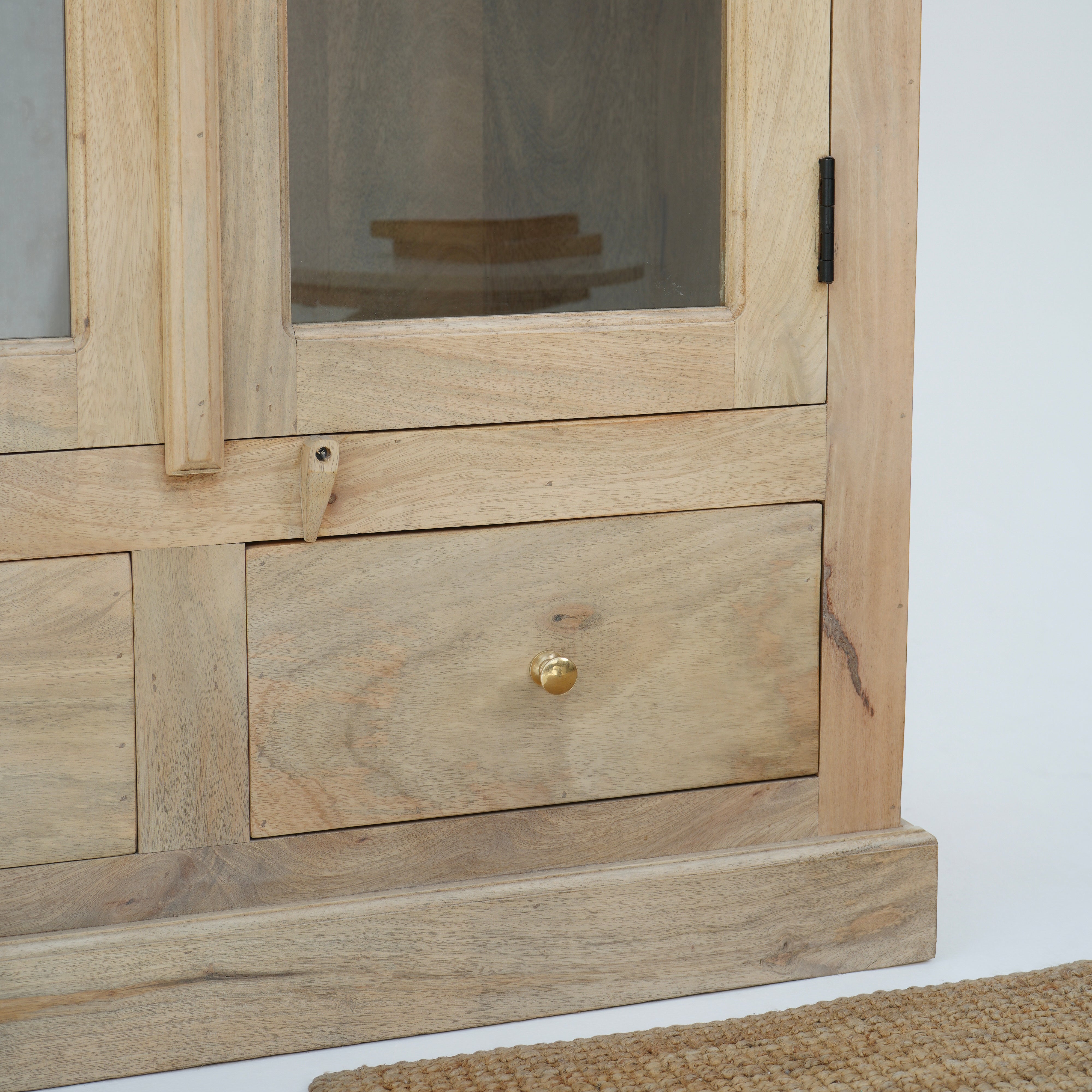 Abuja Artistry Two Glass Door Cabinet