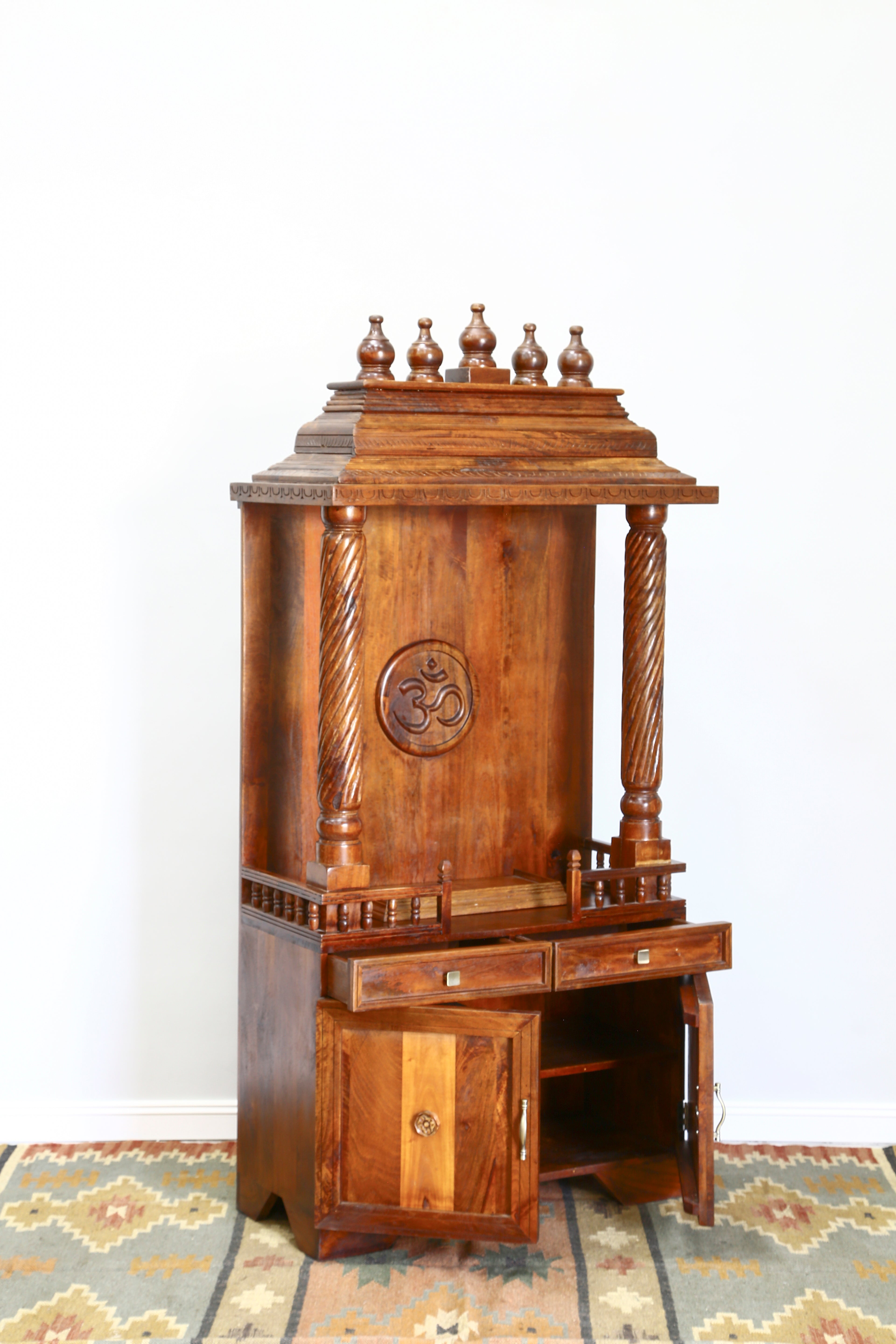 WDN TWO DOOR & TWO DRAWER TEMPLE