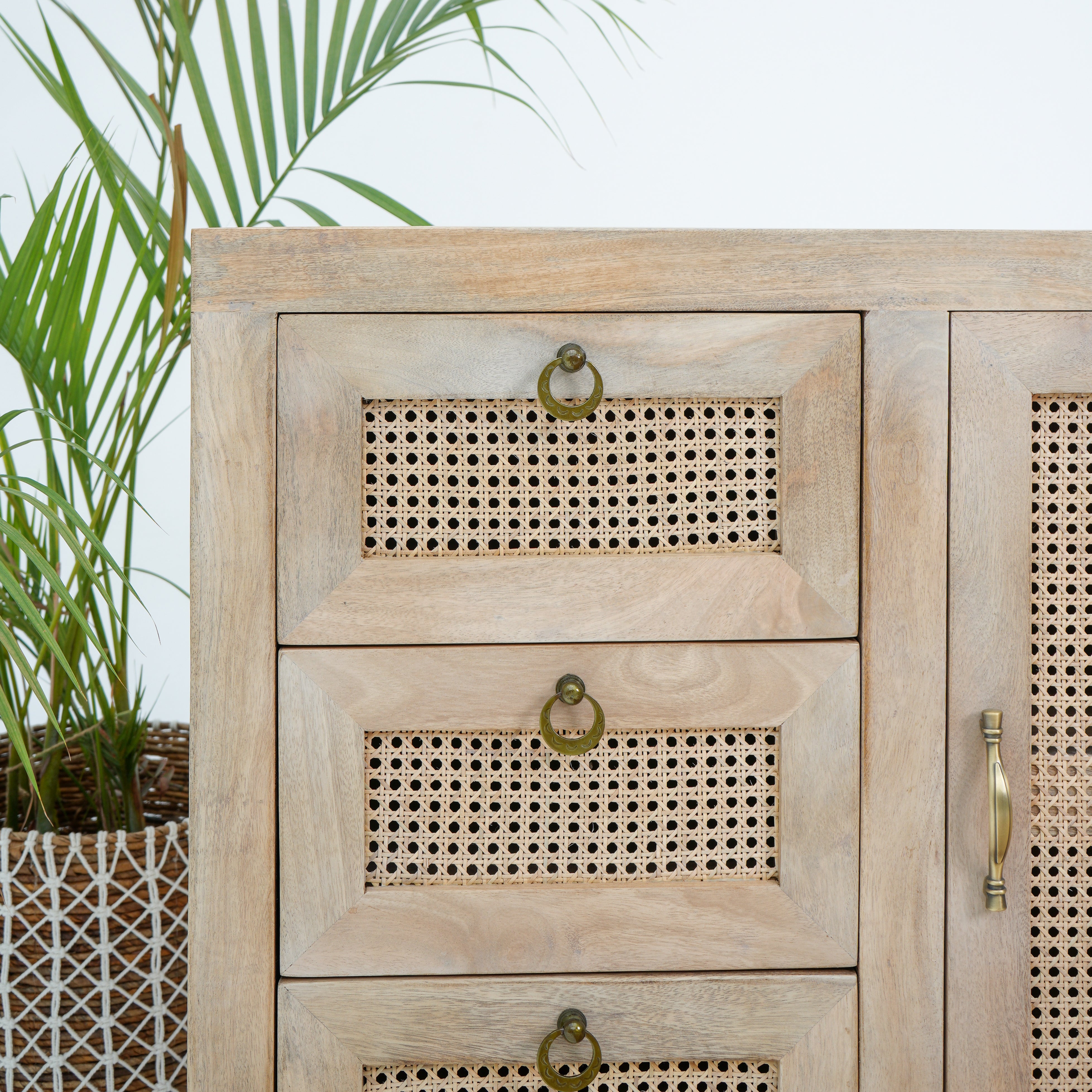 Mango Fusion cane sideboard