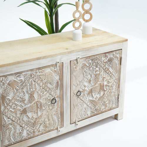 NEW ART THREE DOOR SIDEBOARD