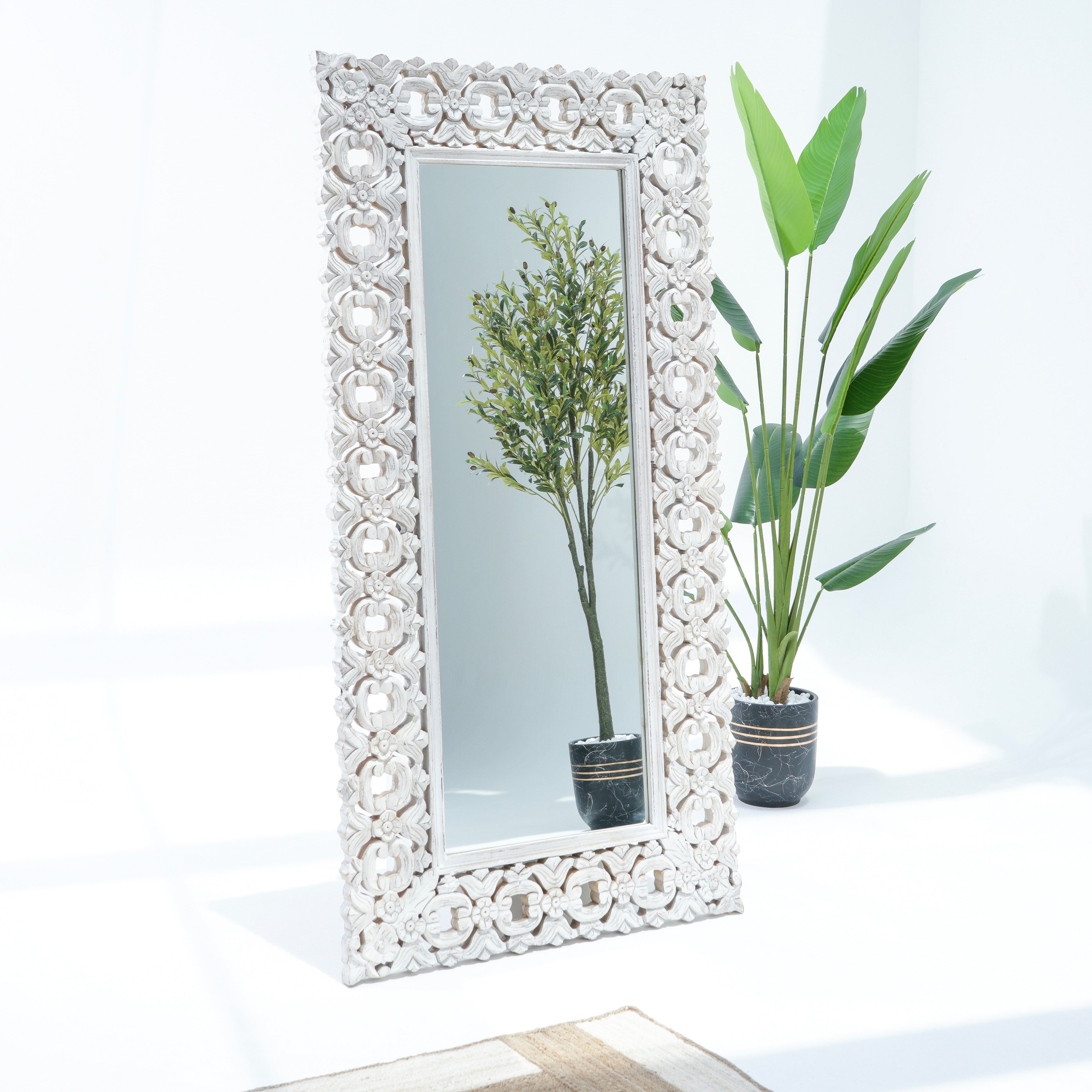 Buenos Aires Allure Carved Mirror Frame