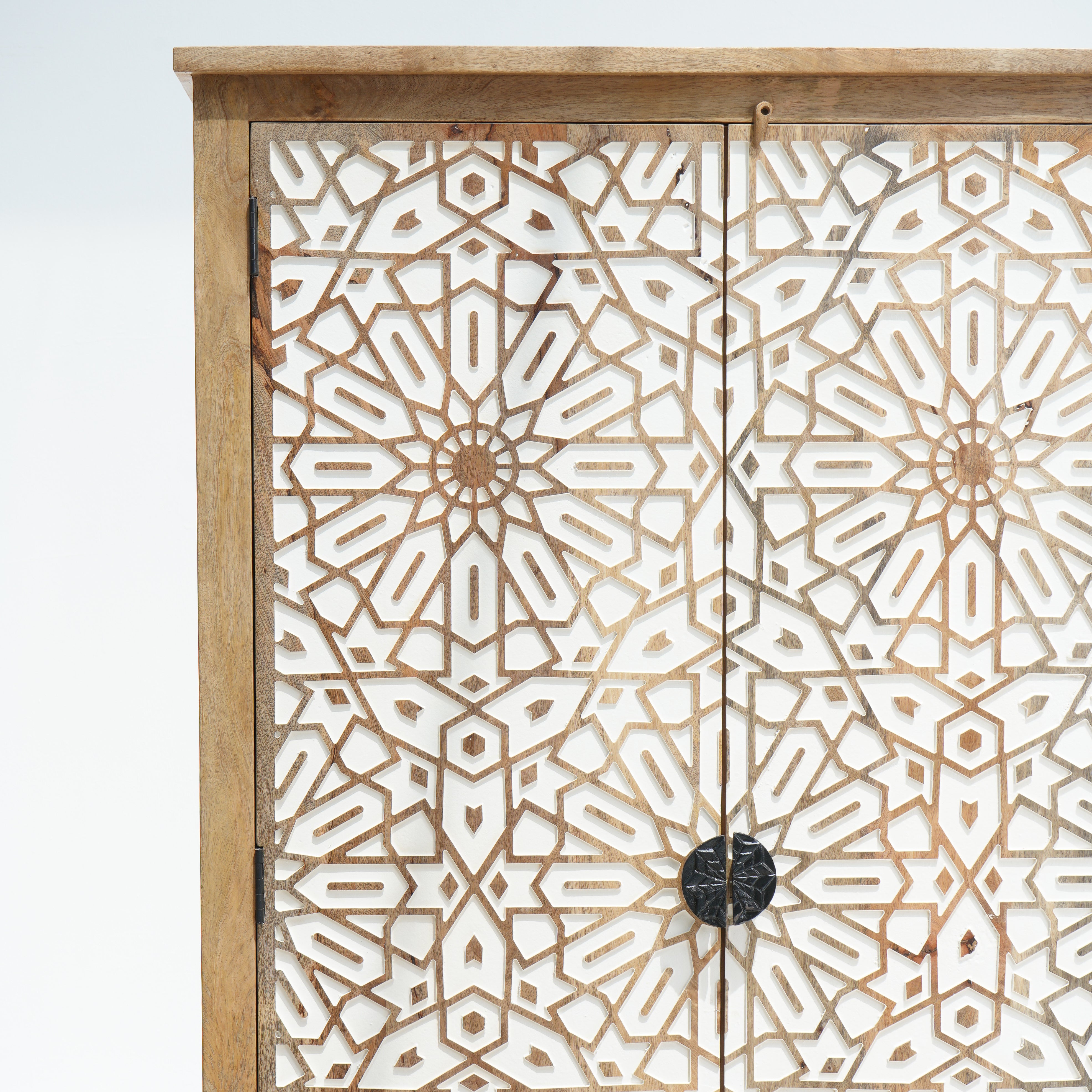 Classic CNC Two Door and One Drawer Wardrobe