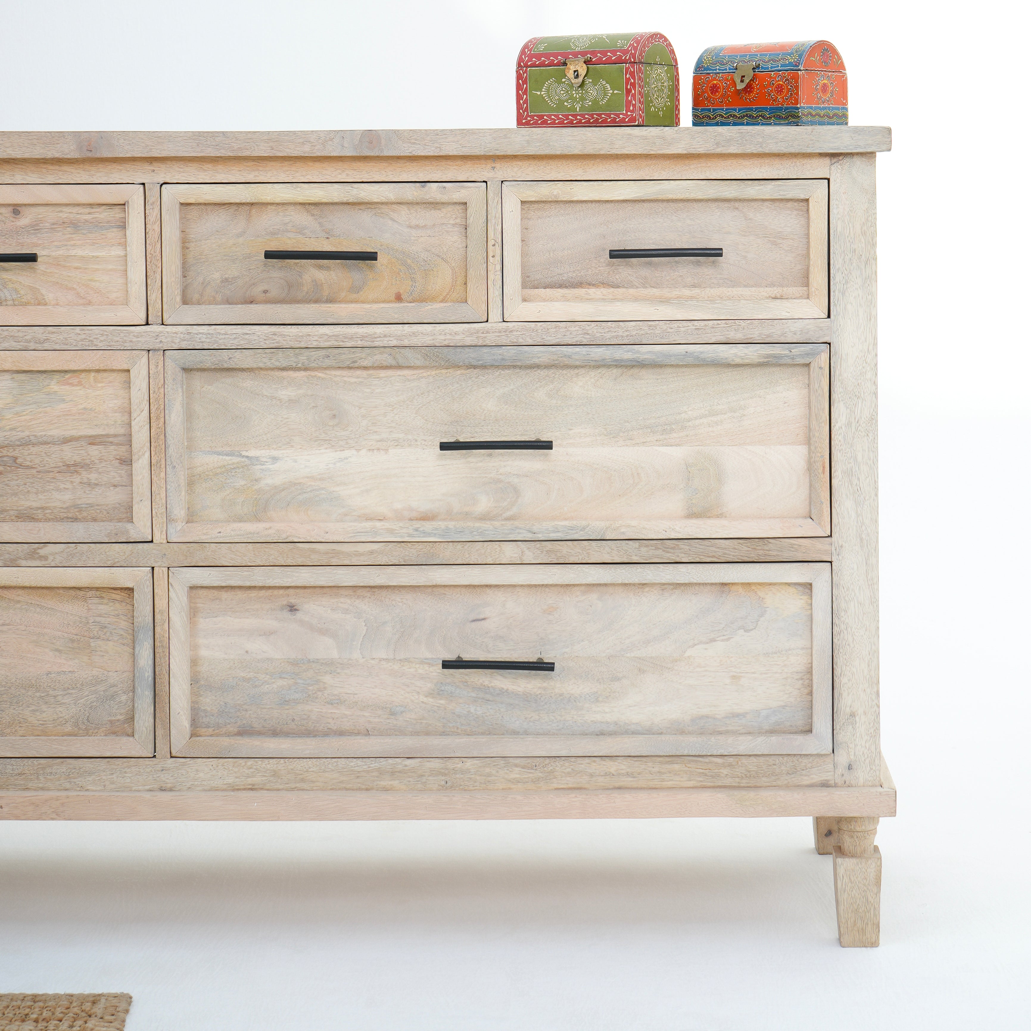 Portsmouth Eight drawer plan finish dresser