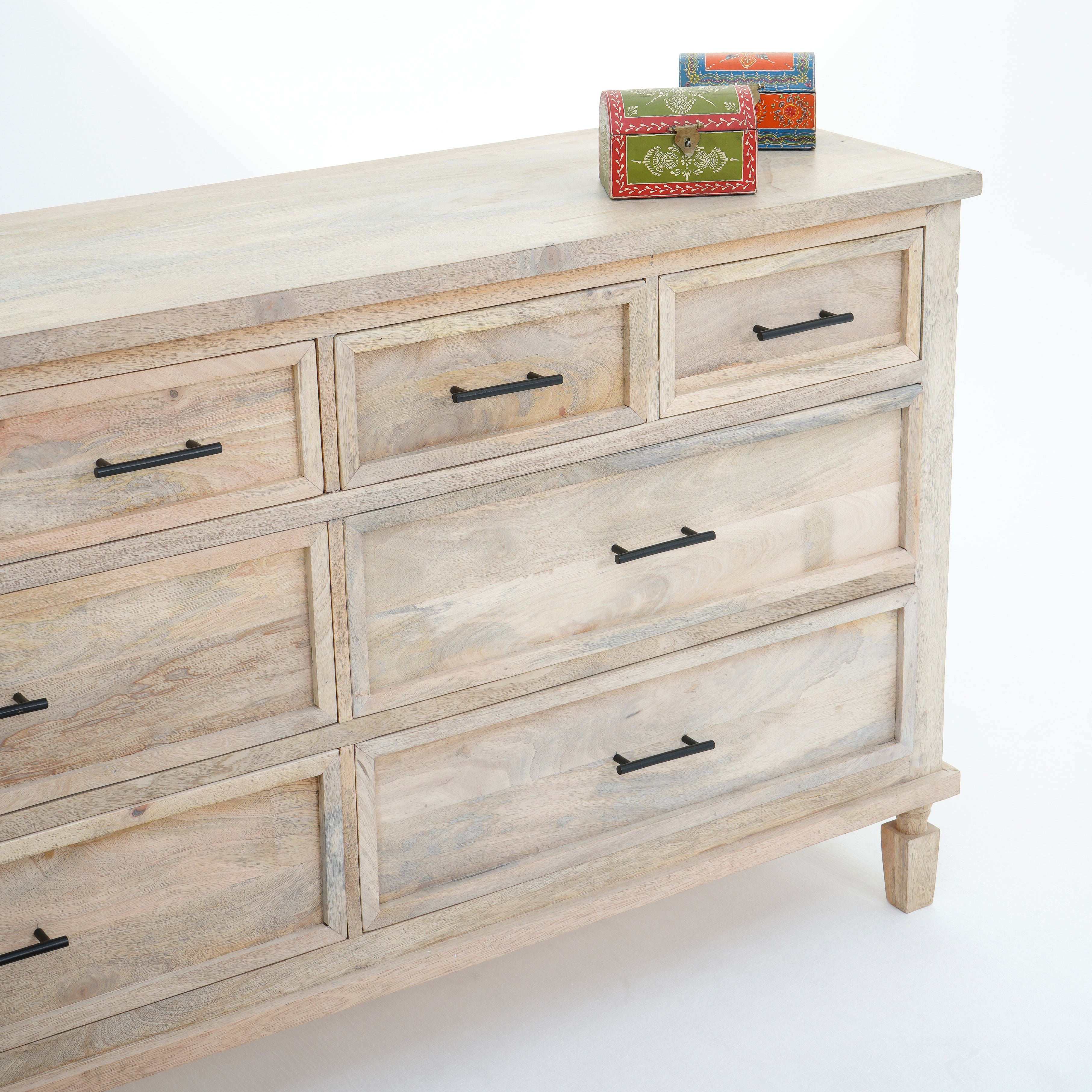 Portsmouth Eight drawer plan finish dresser