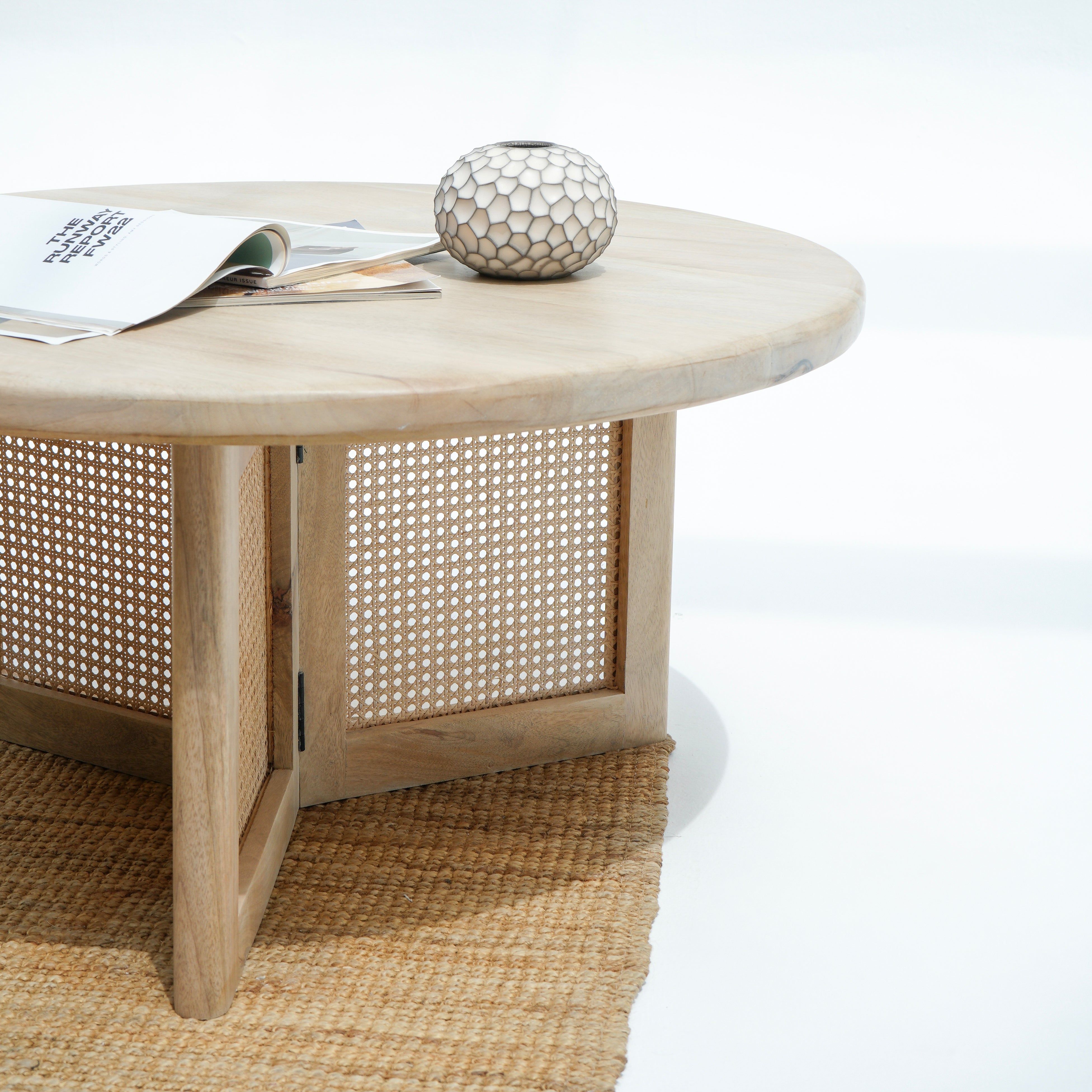 RATTAN TIMBER HAVEN COFFEE TABLE