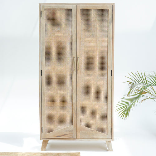 CANOVIA CANE TWO DOOR CABINET