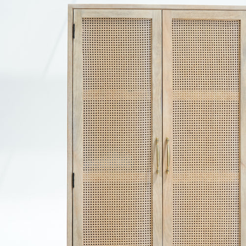 CANOVIA CANE TWO DOOR CABINET