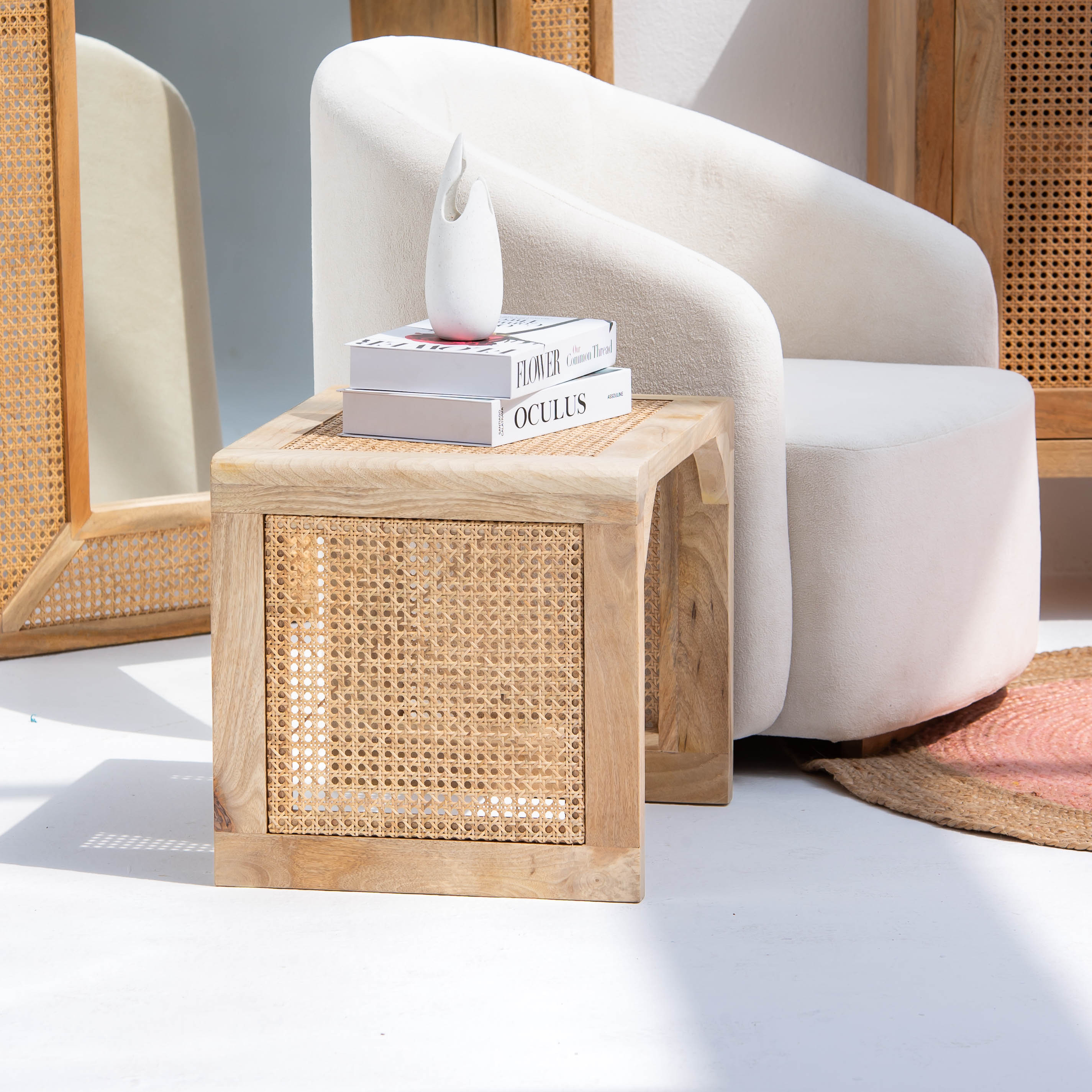 CANOVIA CANE SIDE TABLE