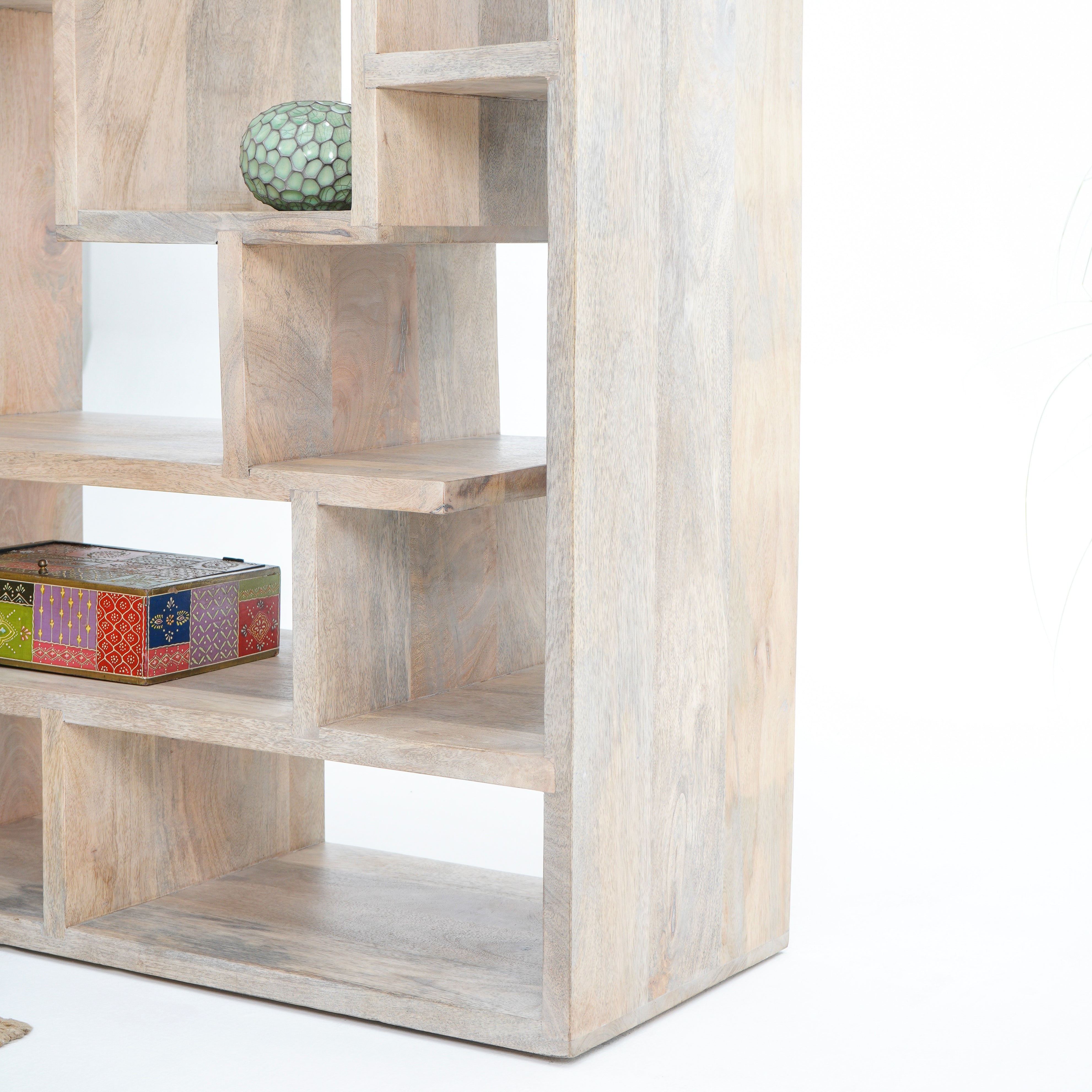 Brussels Mango Wood Bookshelf