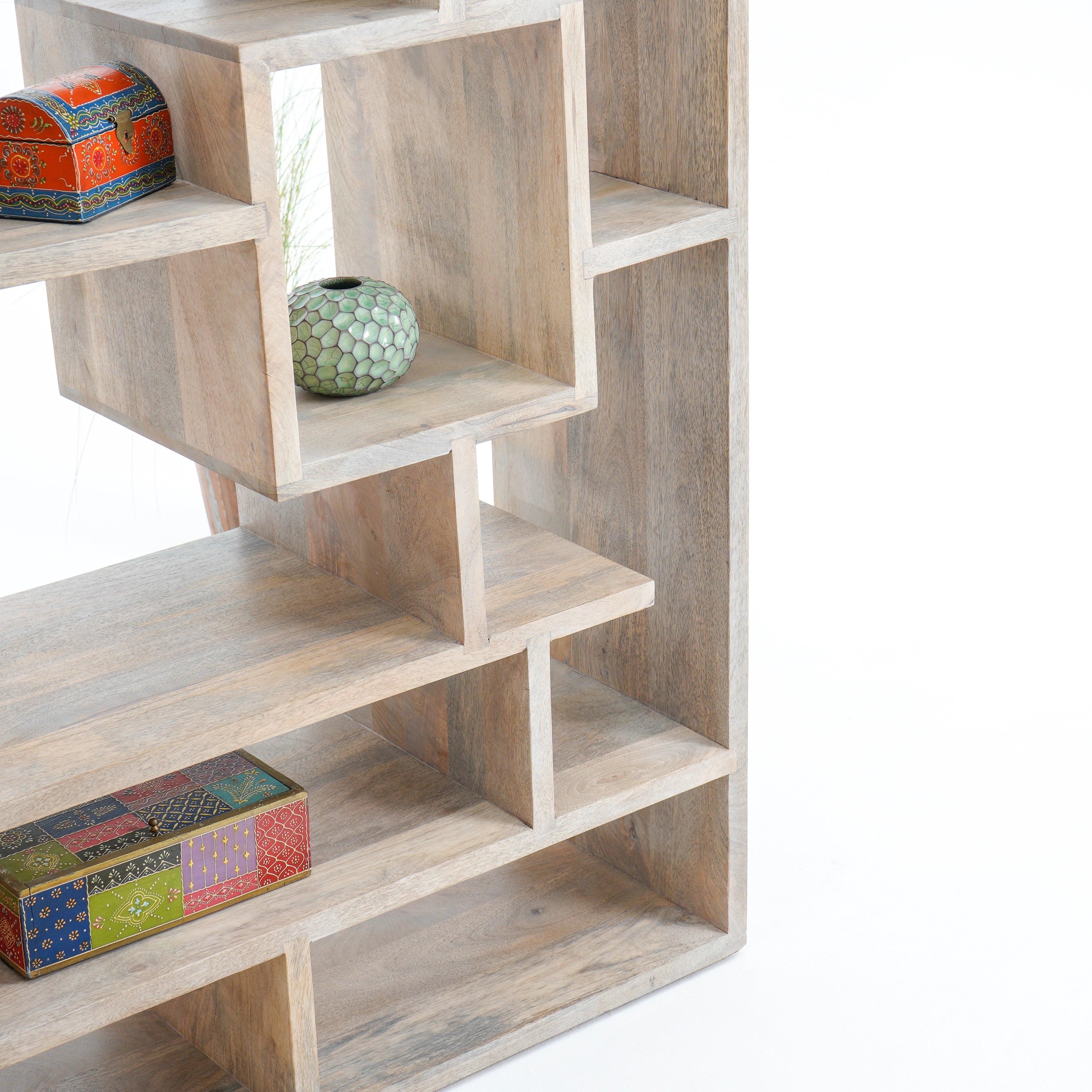 Brussels Mango Wood Bookshelf