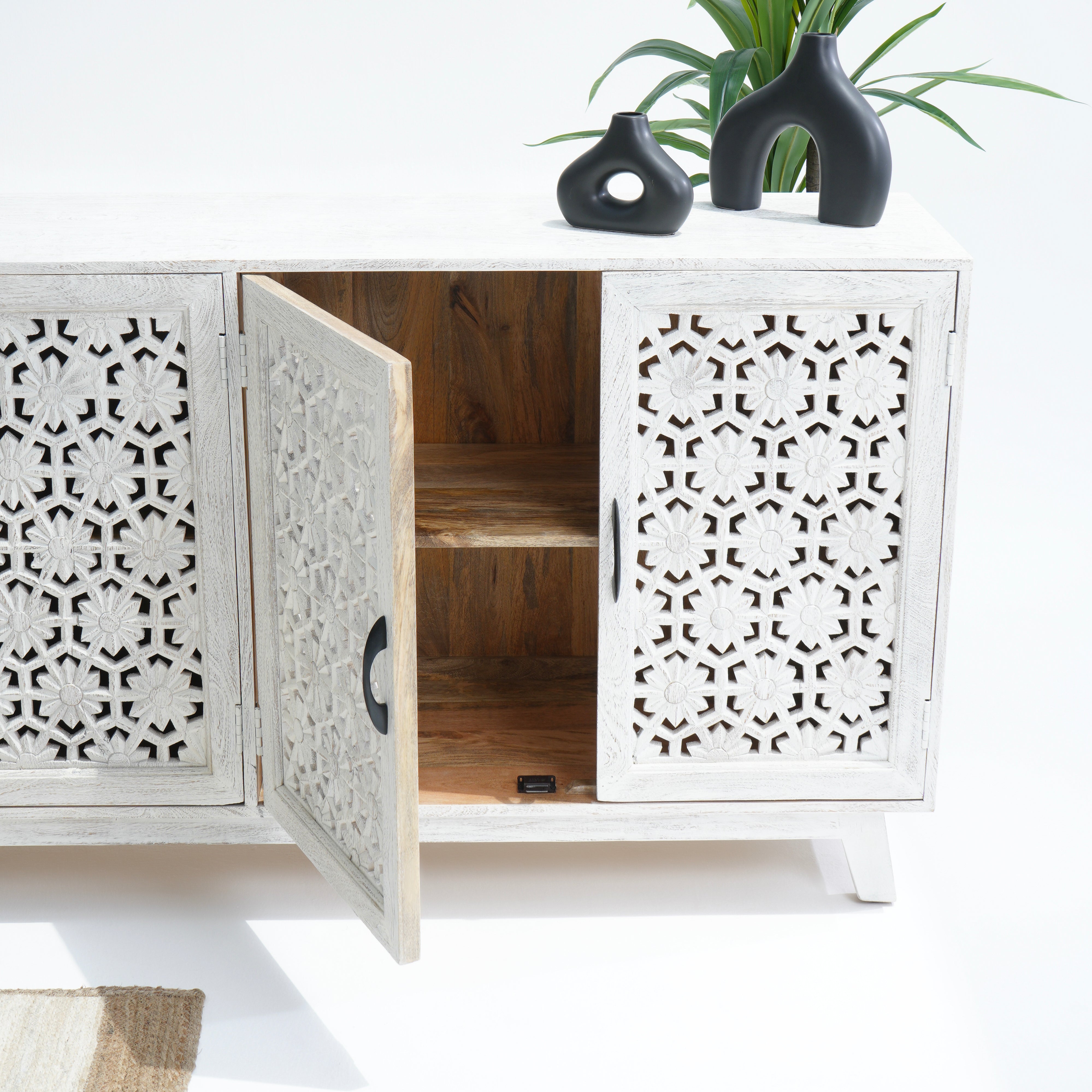 Carve four doors sideboard
