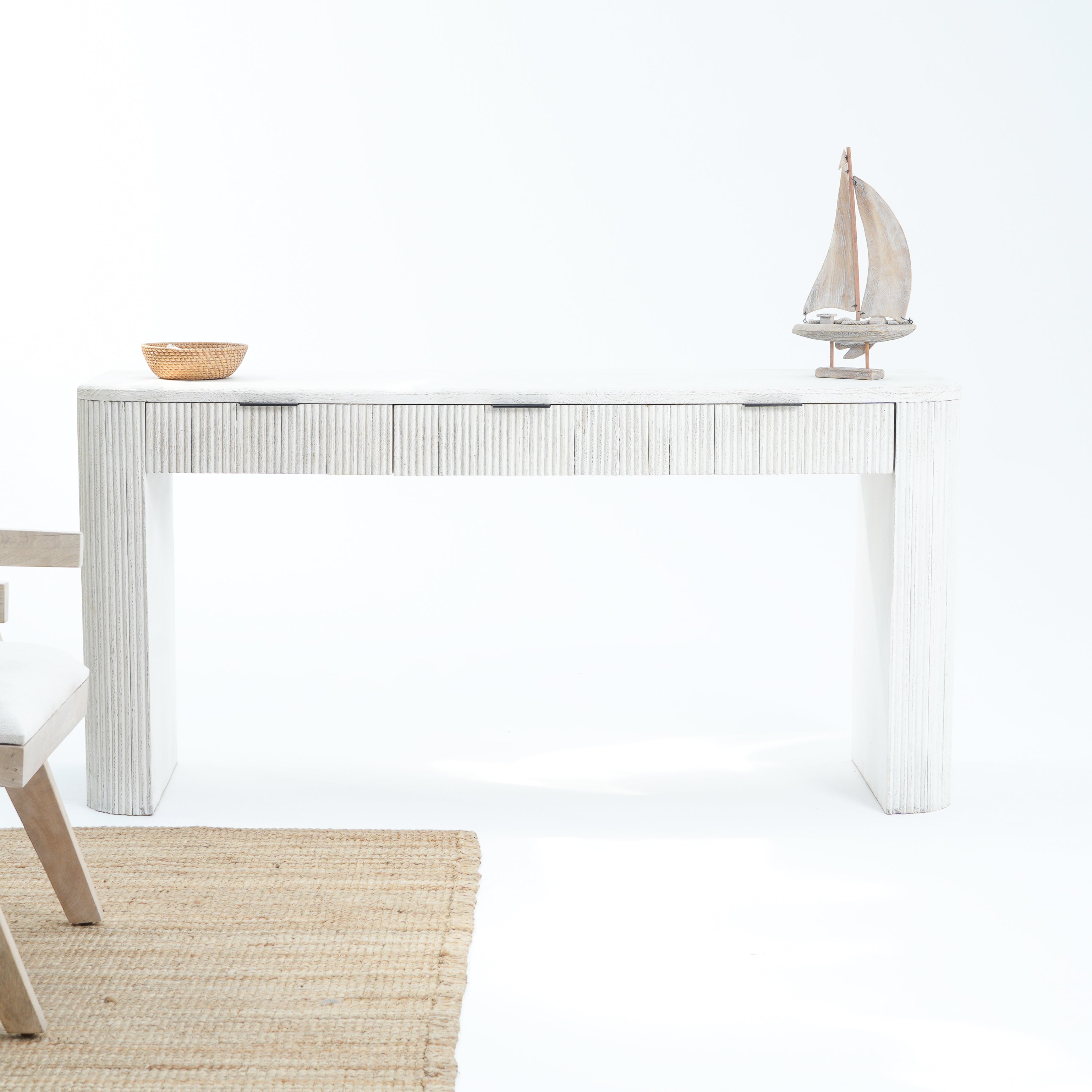 The Sahara Serenity Three-Drawer Console
