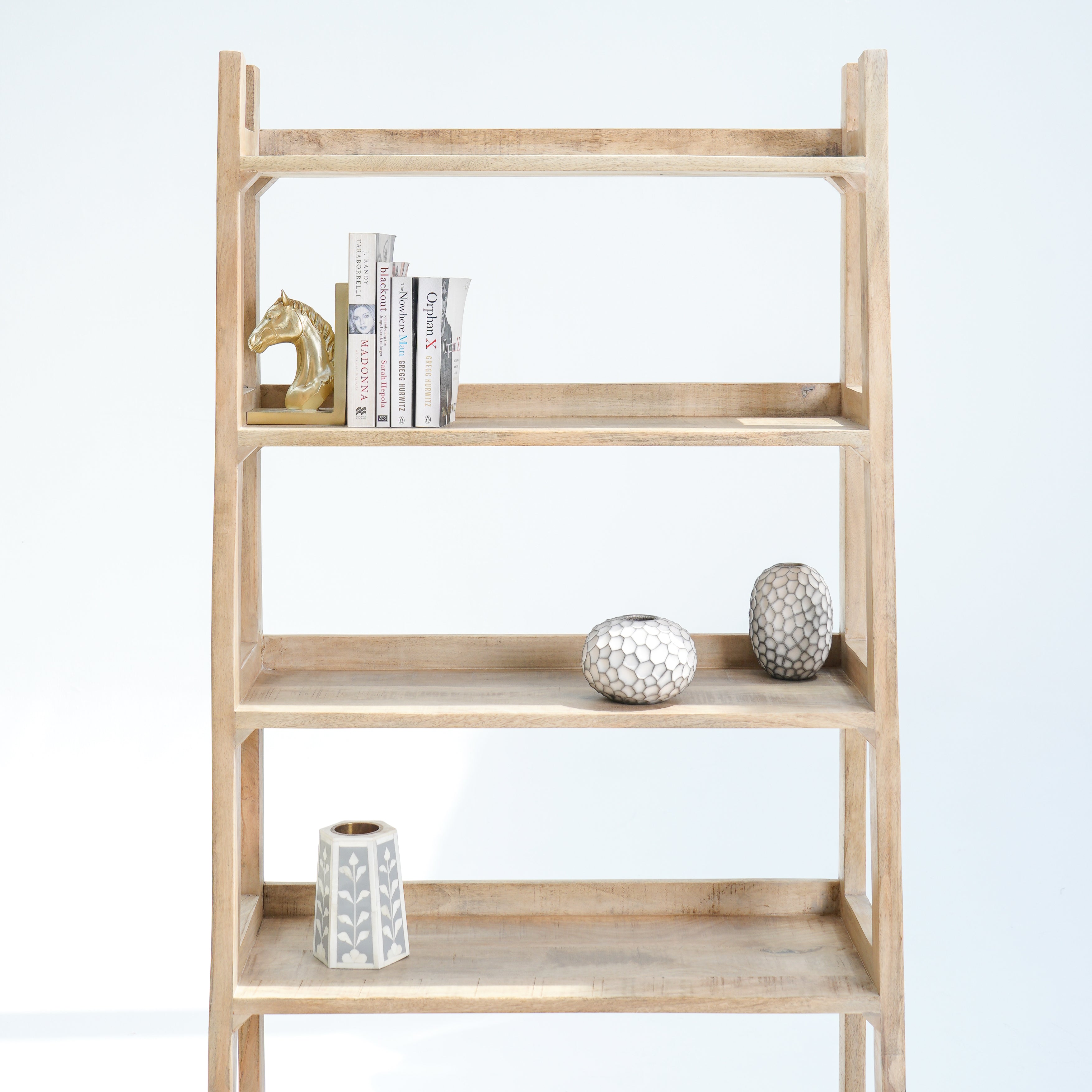 Madrid Mango Six-Step Open Bookshelf