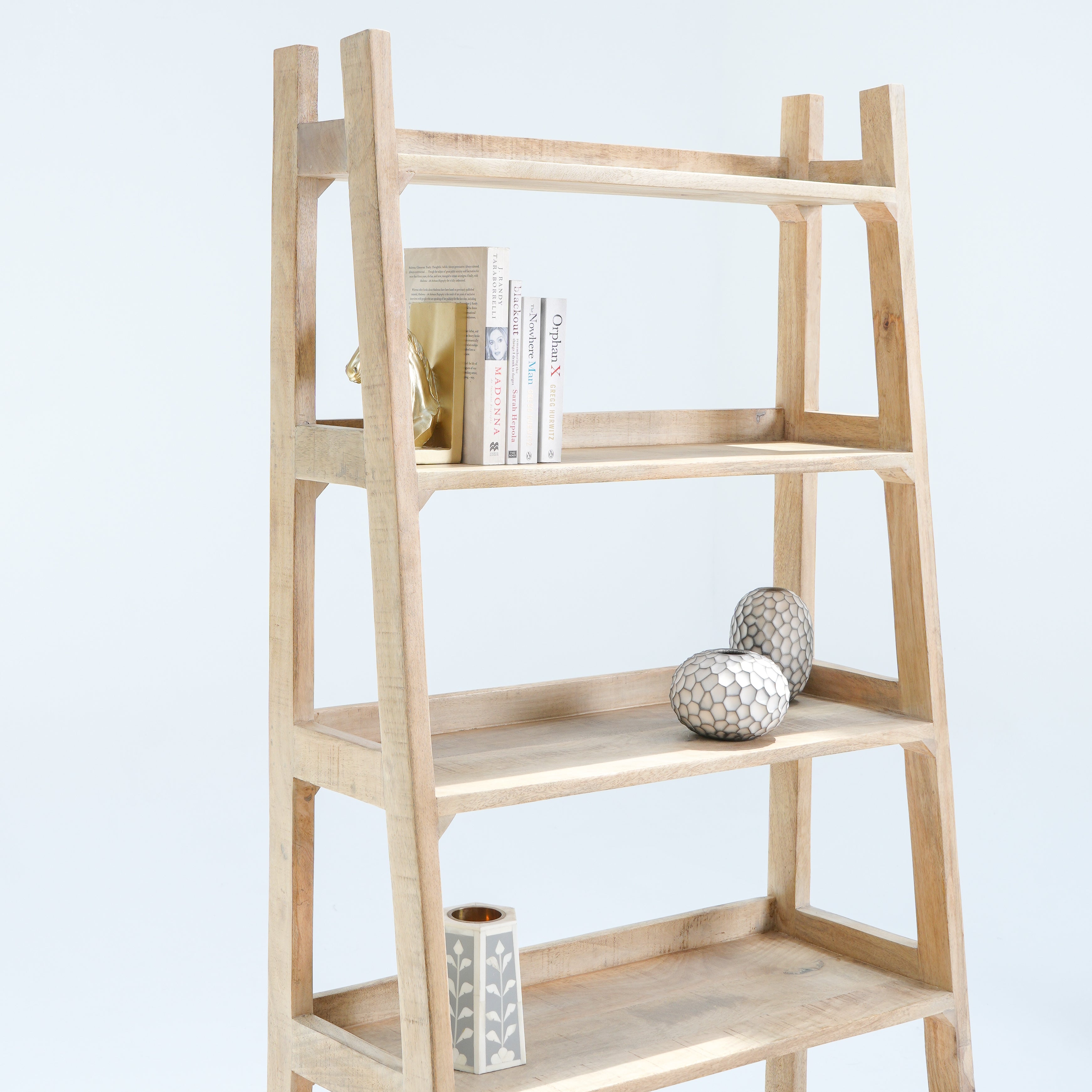 Madrid Mango Six-Step Open Bookshelf