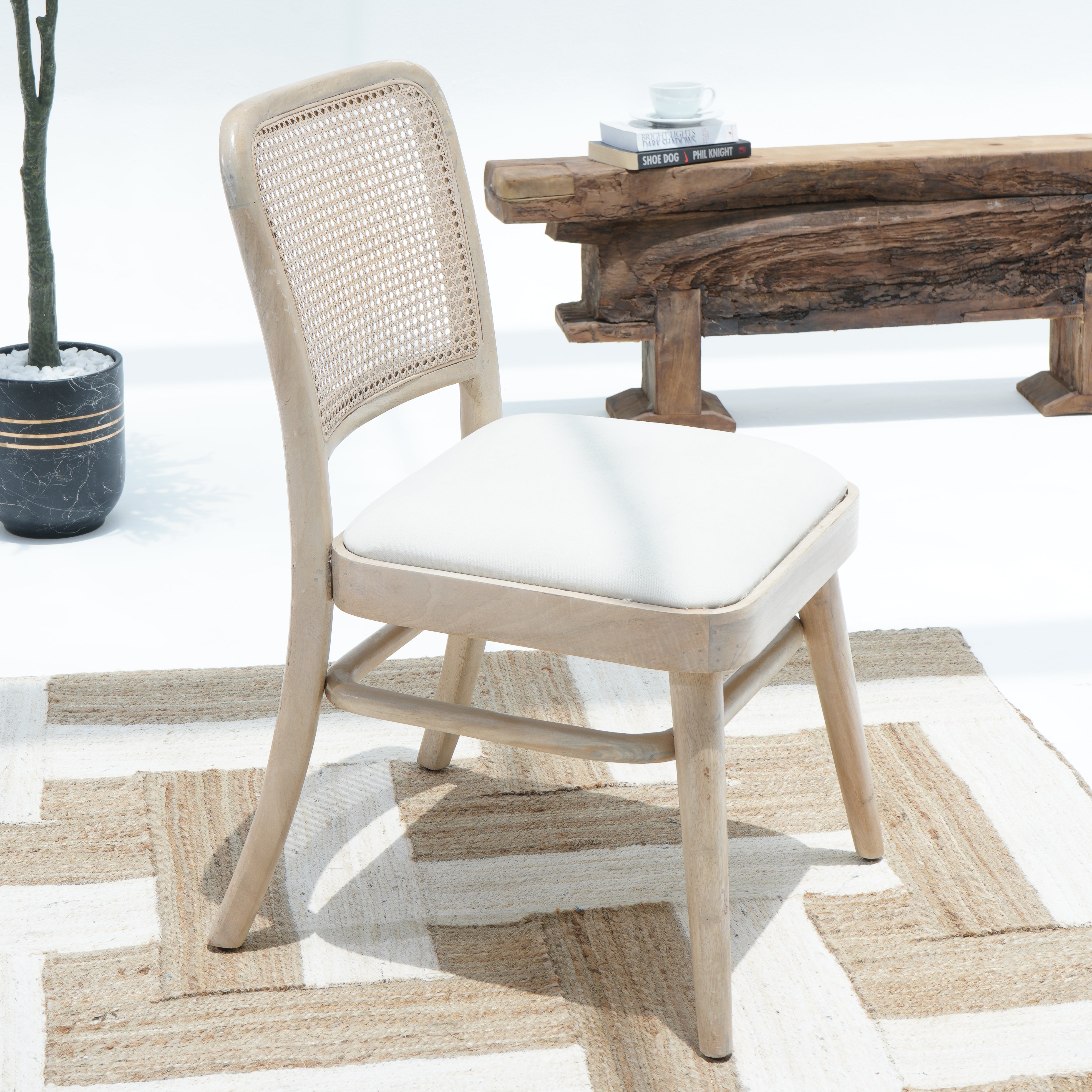 The Crafted Wood & Rattan Chair