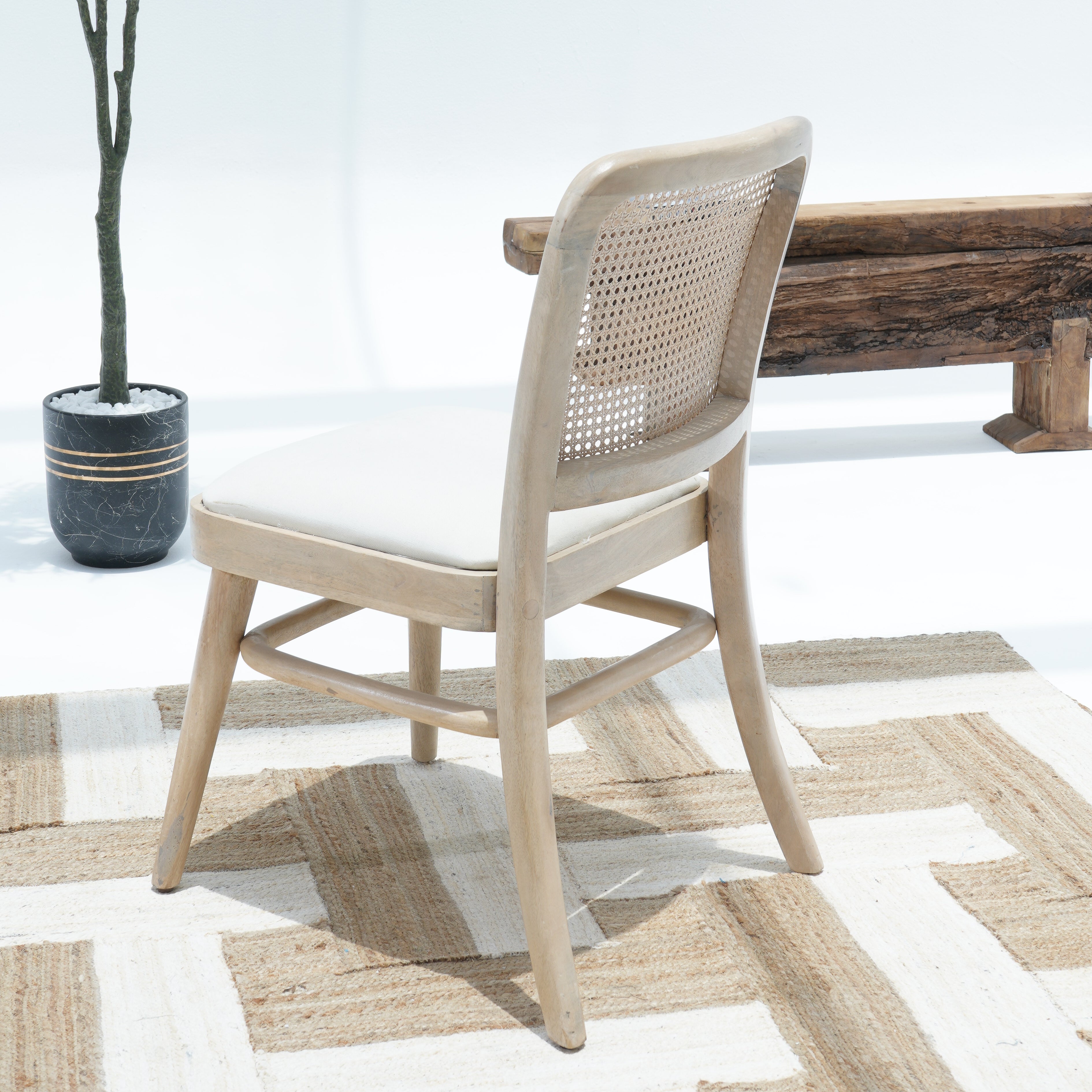 The Crafted Wood & Rattan Chair