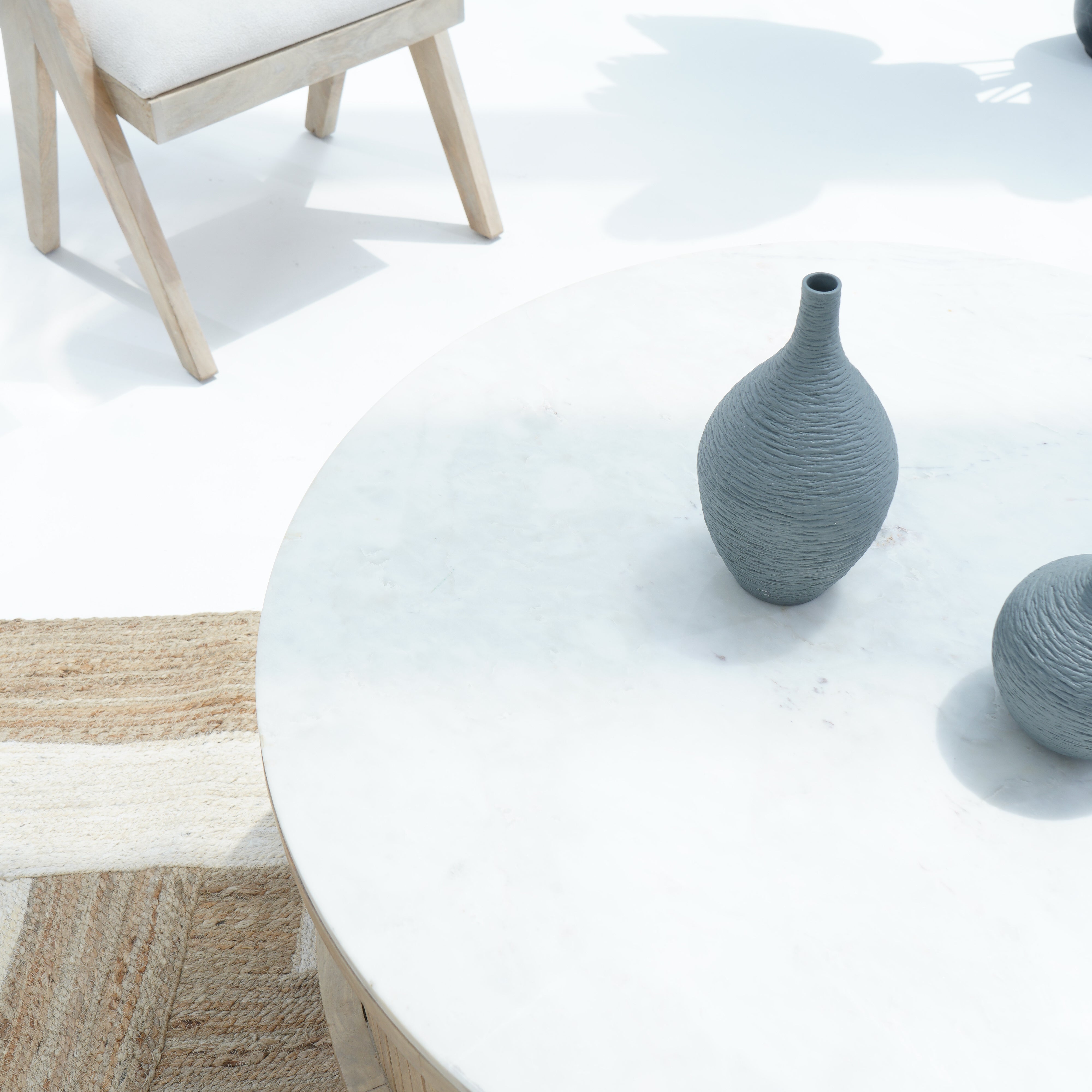 MARBLE HERITAGE STORAGE COFFEE TABLE