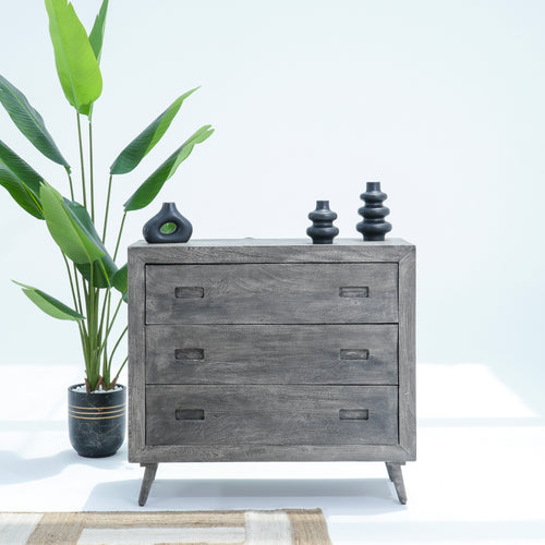 REFINED ACACIA CHEST OF DRAWERS