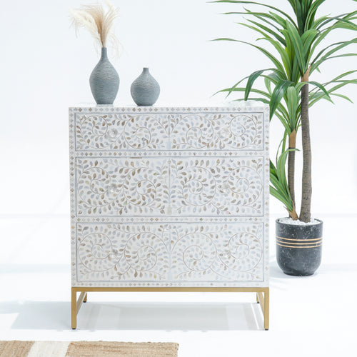 THREE DRAWER MOP DRAW CHEST