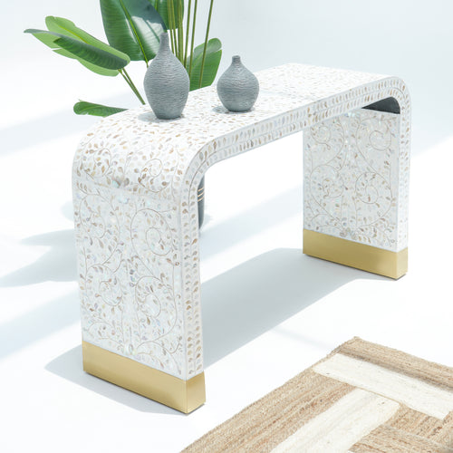 MOP U SHAPE WHITE CONSOLE