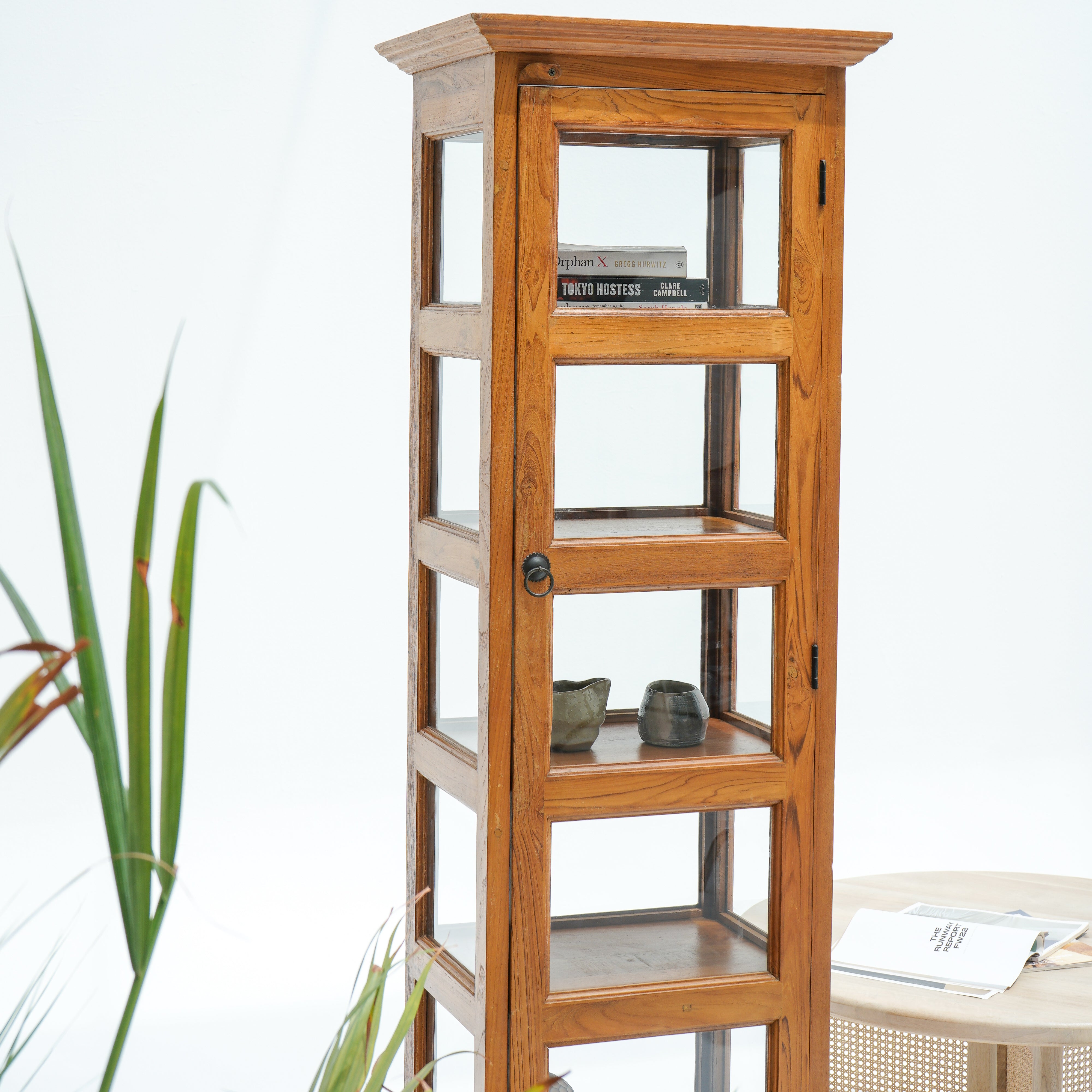 Accra Artisan Glass Door Cabinet