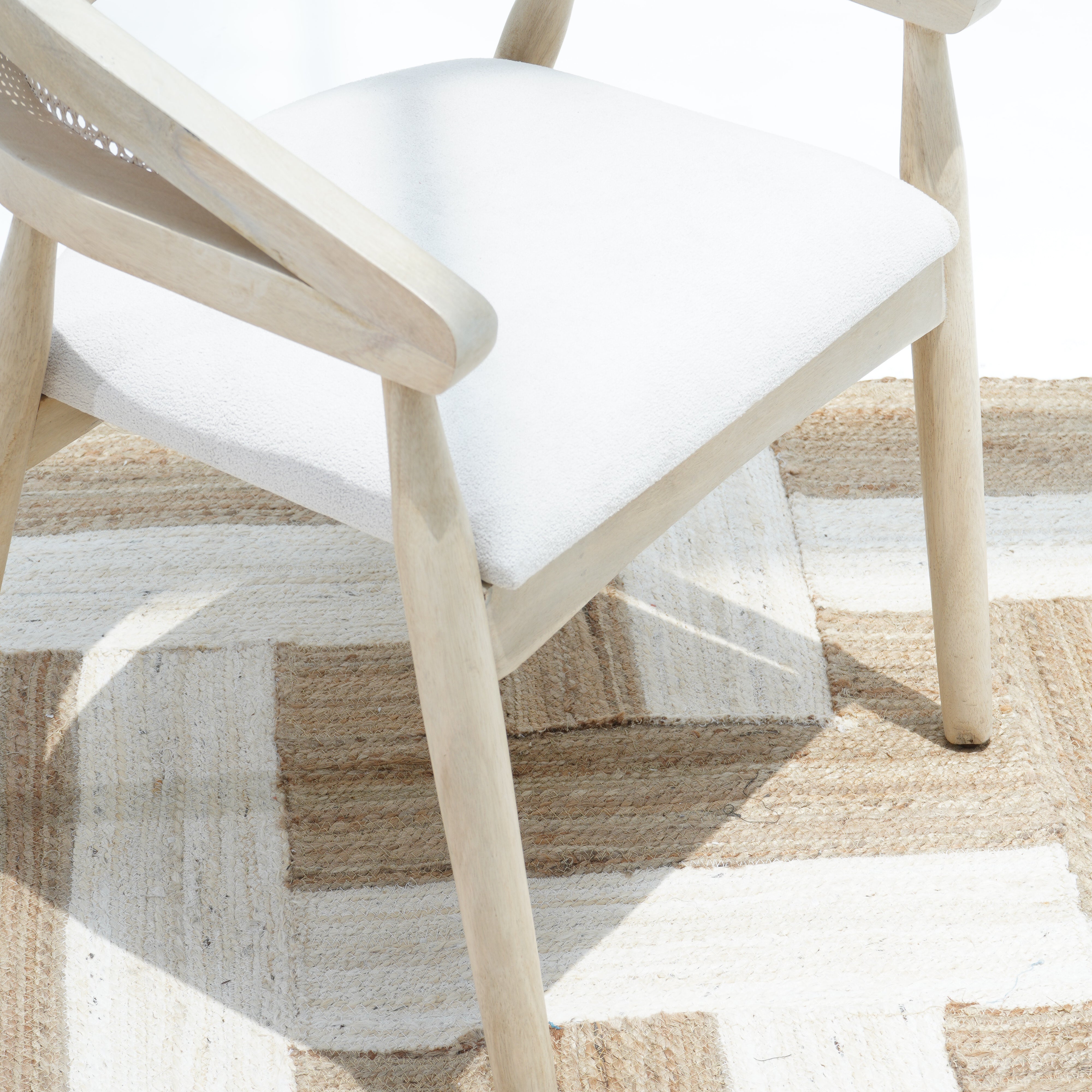 The Rattan Elegance Cane Chair