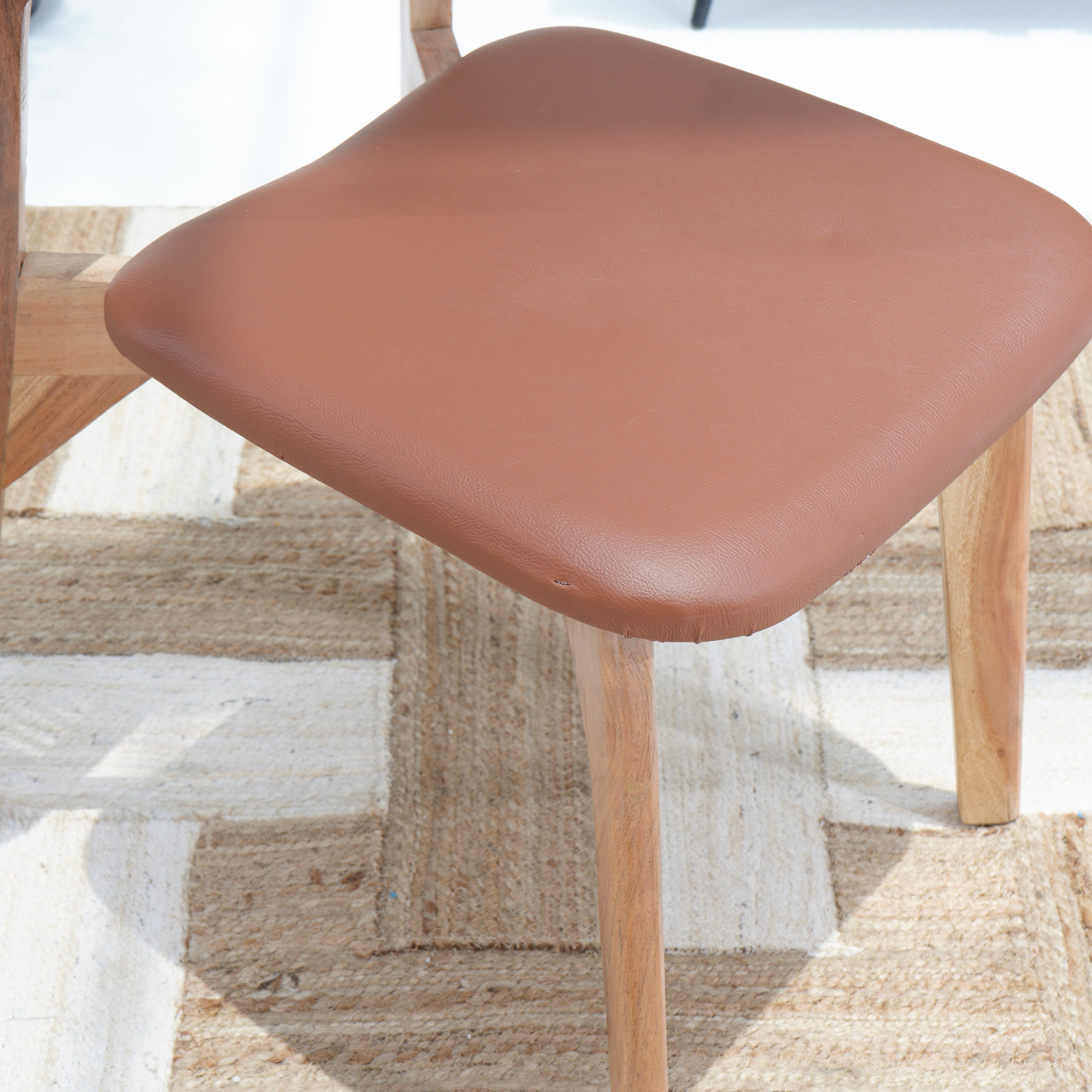 The Signature Leather Cane Chair