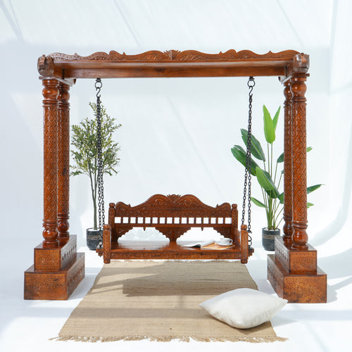 Wooden Natural Swing