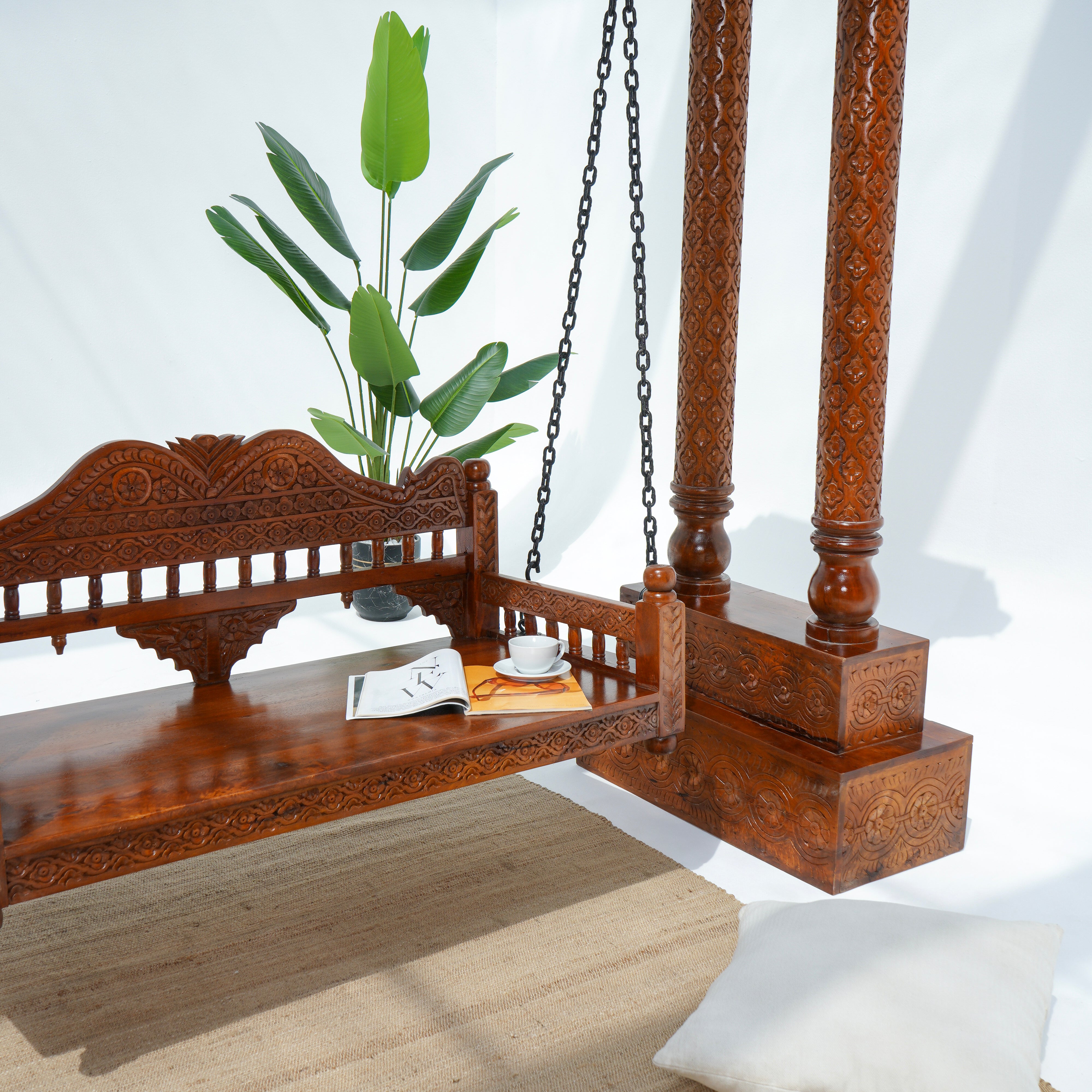 Wooden Natural Swing