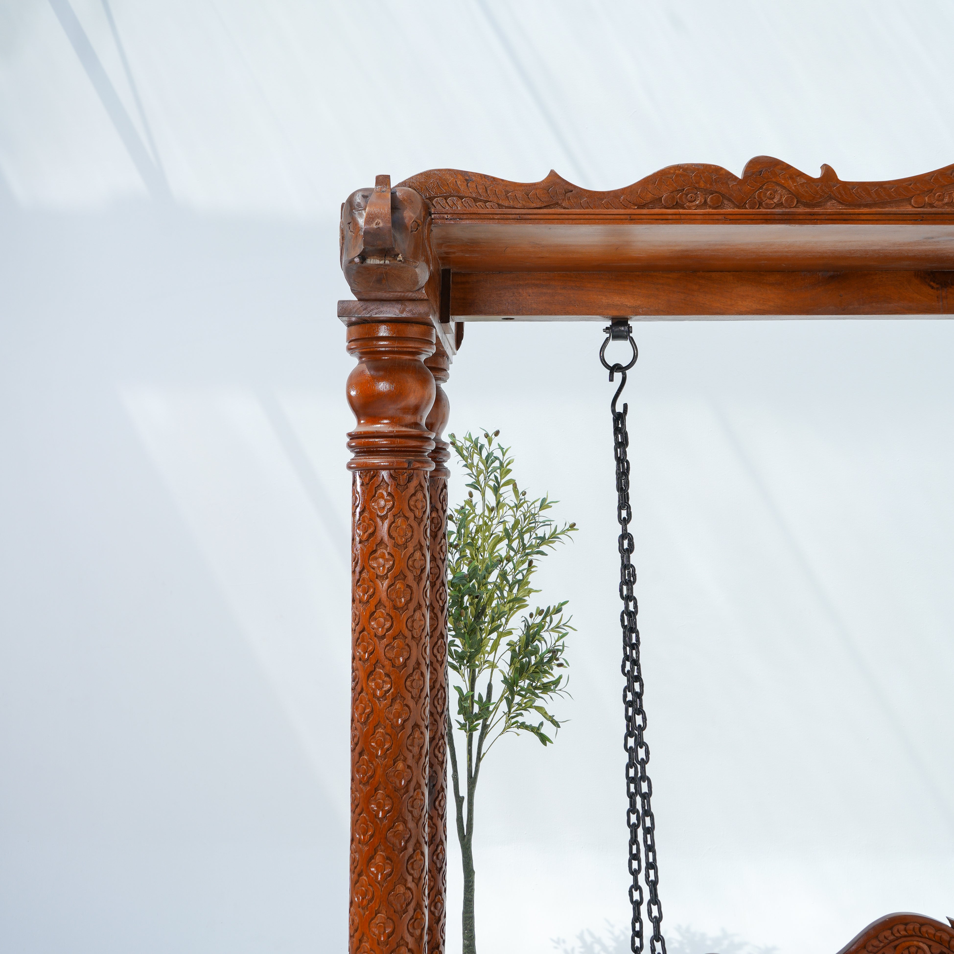 Wooden Natural Swing