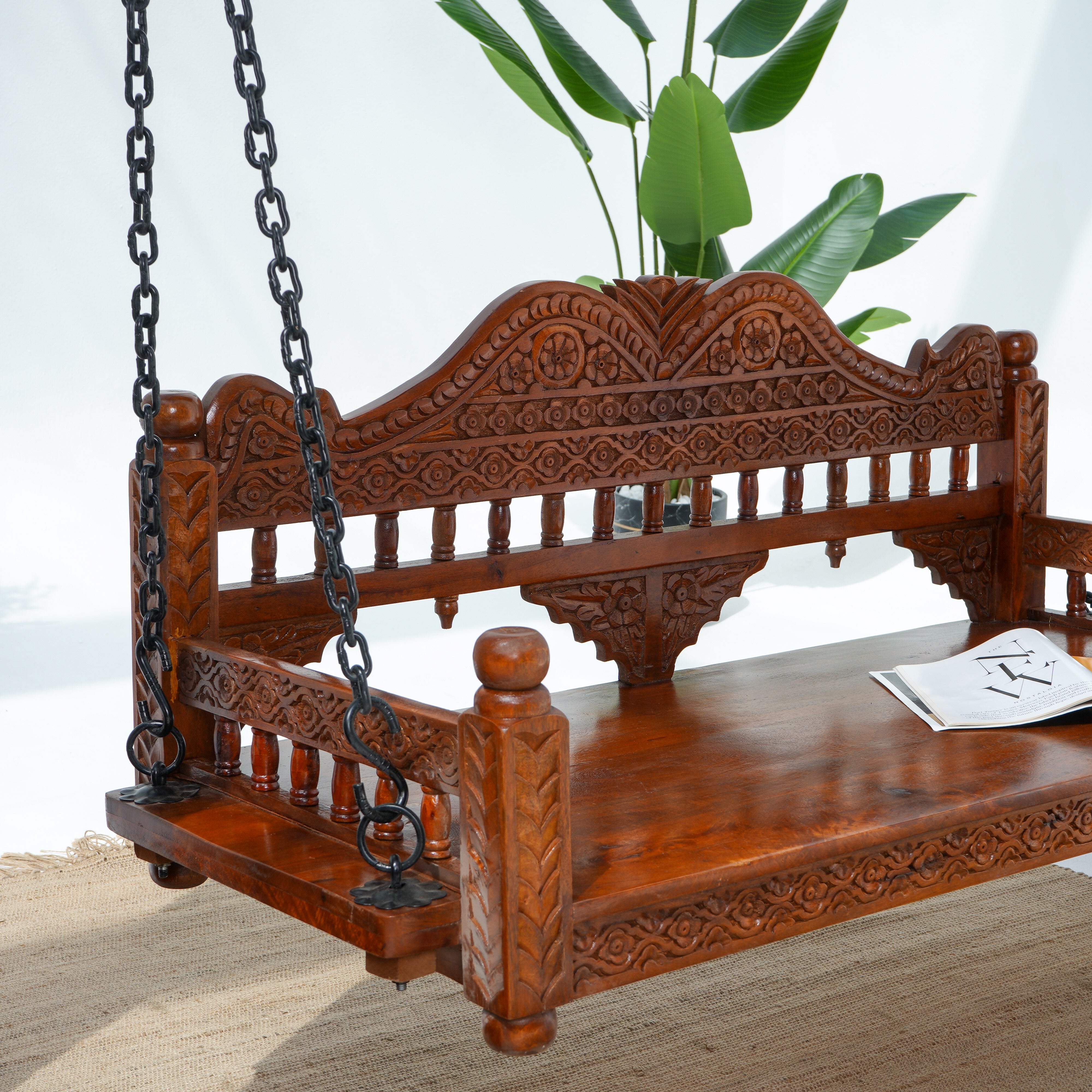 Wooden Natural Swing