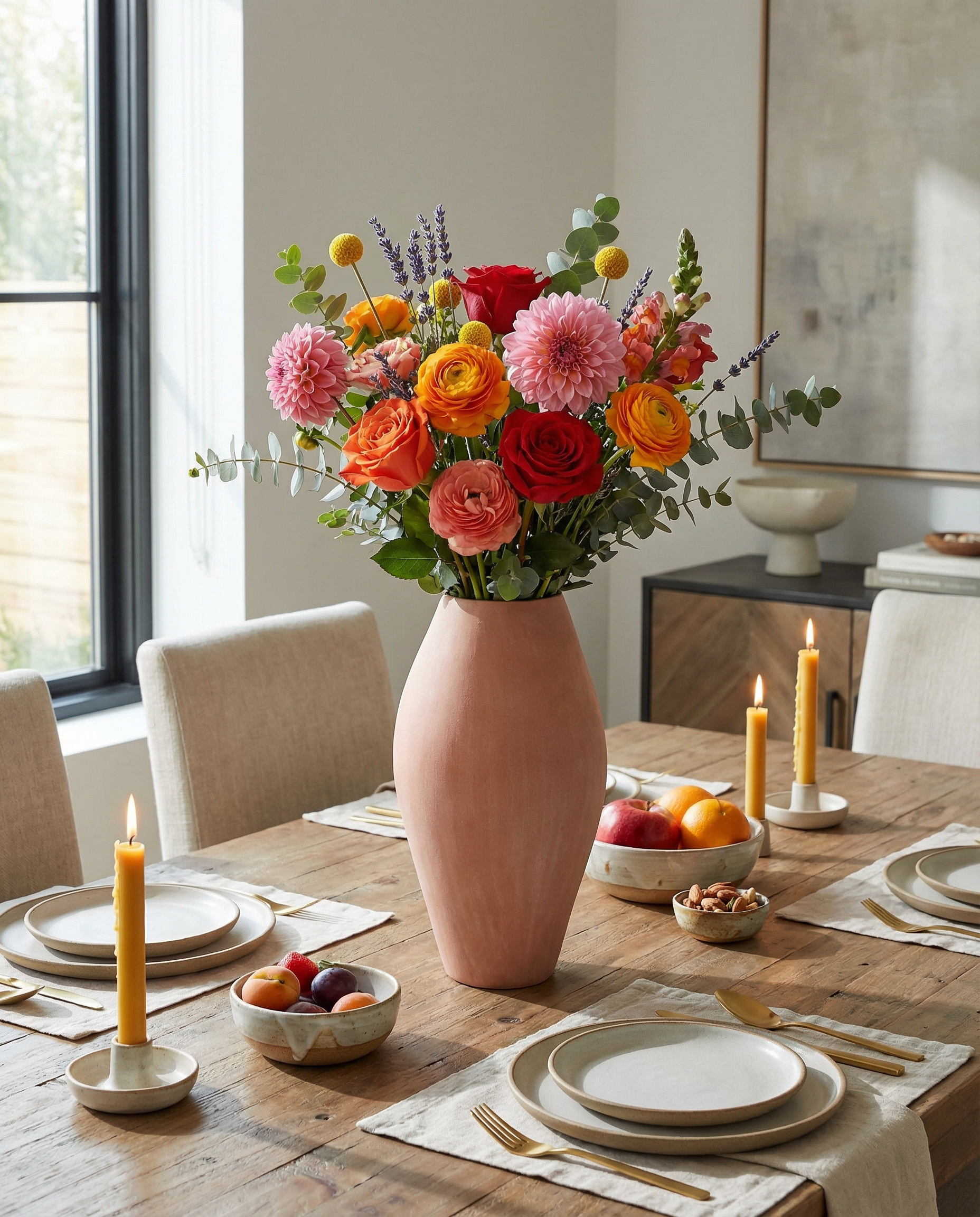 STUNNING SUNFLOWER BIG FLOWER VASE - Art and craft furniture 