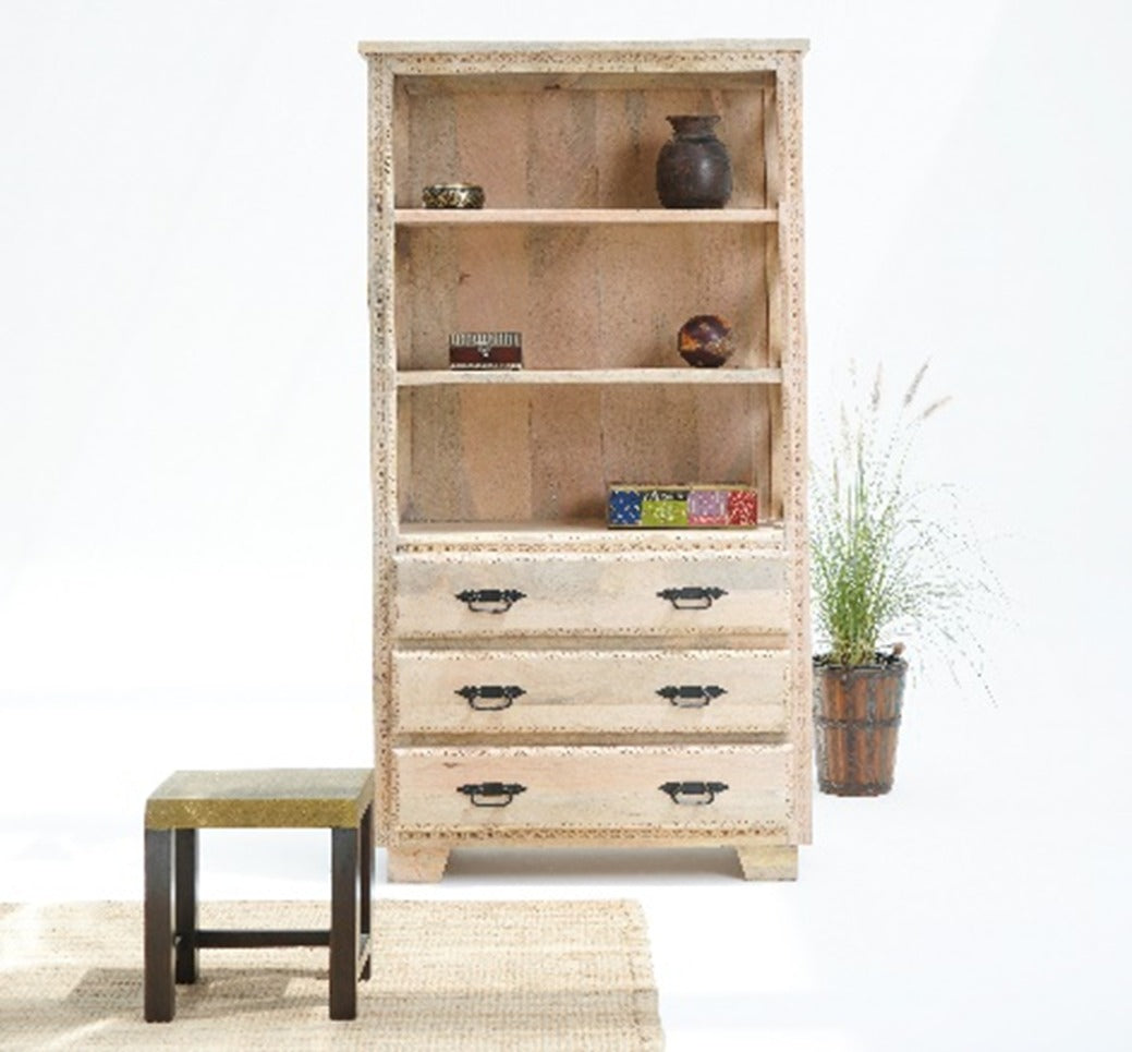 STOCKHOLM THREE-DRAWER BOOKSHELF