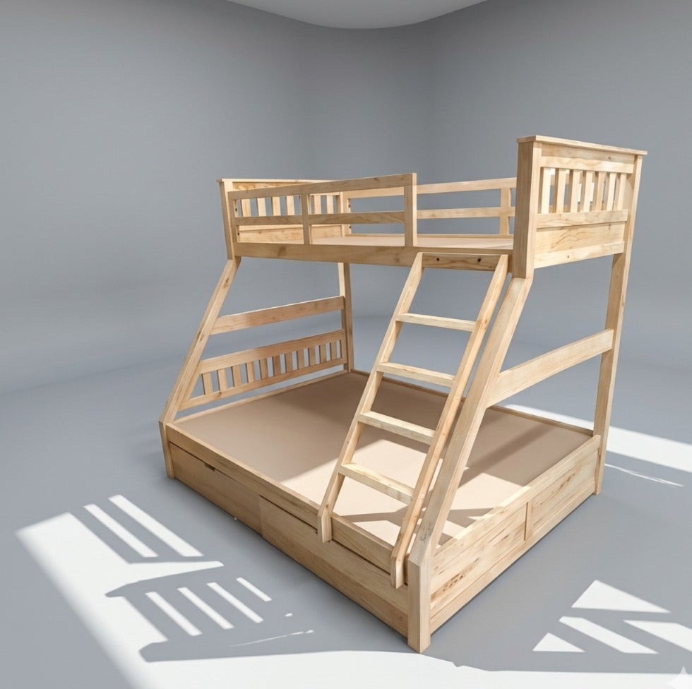 Barcelona Wooden Bunk Bed - Art and craft furniture 