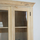 ABUJA ARTISTRY TWO GLASS DOOR CABINET - Art and craft furniture