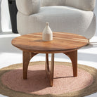 ACACIA ROUND COFFEE TABLE - Art and craft furniture