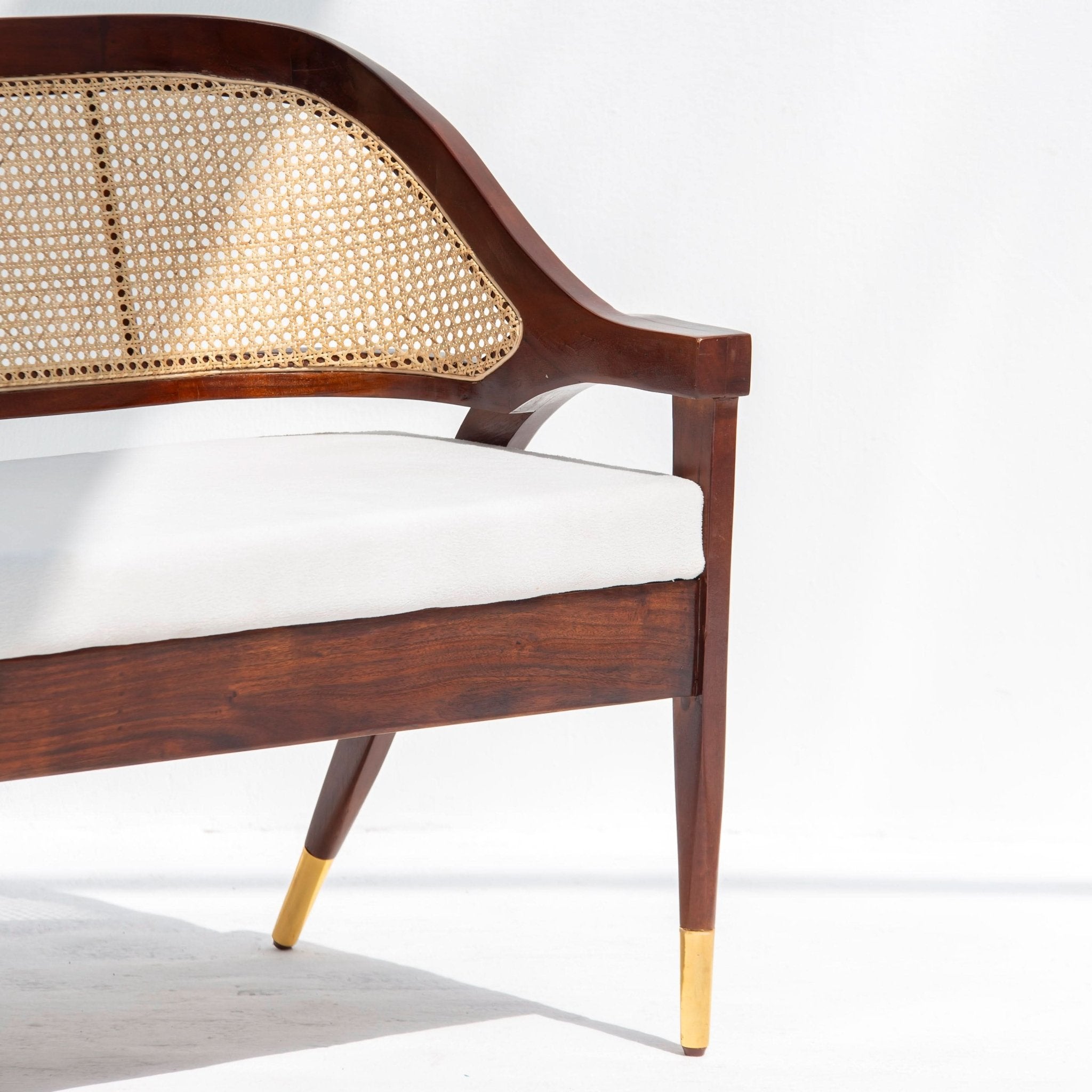 ACACIA WOOD CANE FTD SOFA - Art and craft furniture