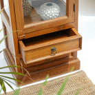 ACCRA ARTISAN GLASS DOOR CABINET - Art and craft furniture