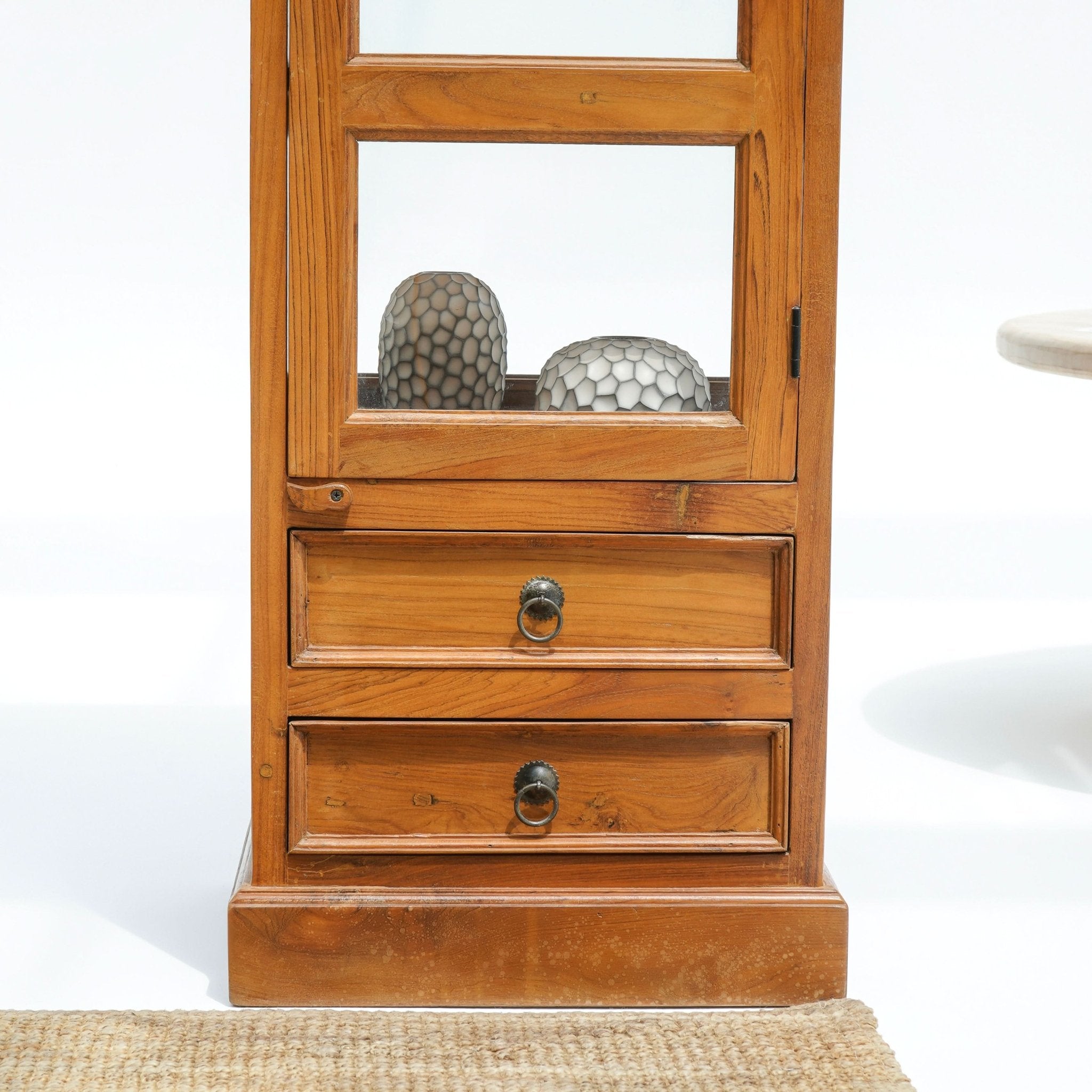 ACCRA ARTISAN GLASS DOOR CABINET - Art and craft furniture
