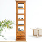 ACCRA ARTISAN GLASS DOOR CABINET - Art and craft furniture